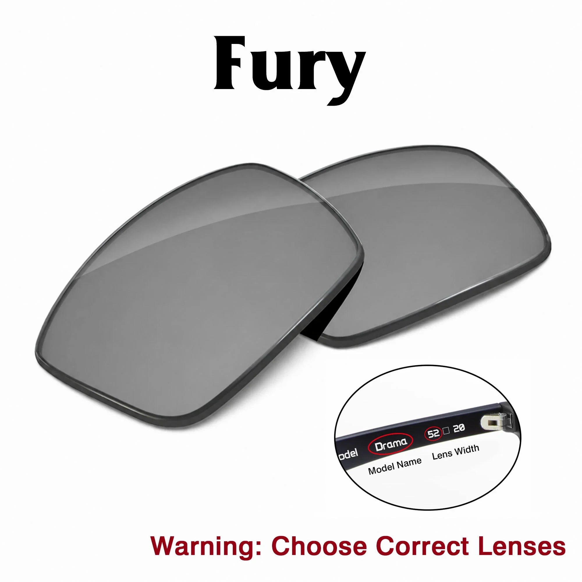 Meta Fury Replacement Lenses