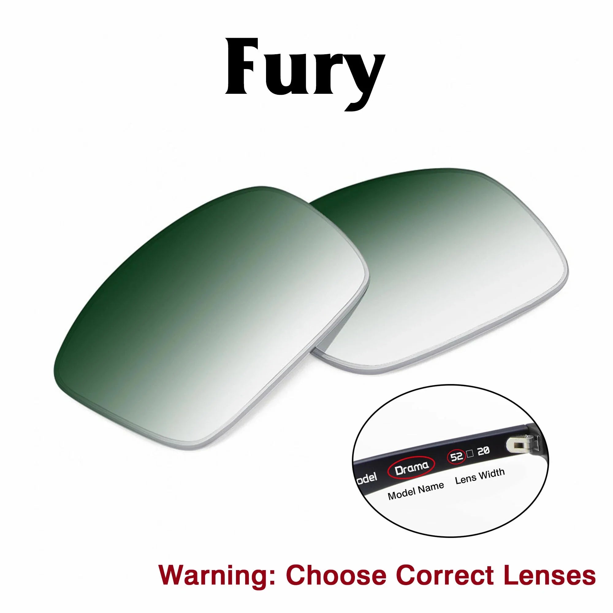 Meta Fury Replacement Lenses