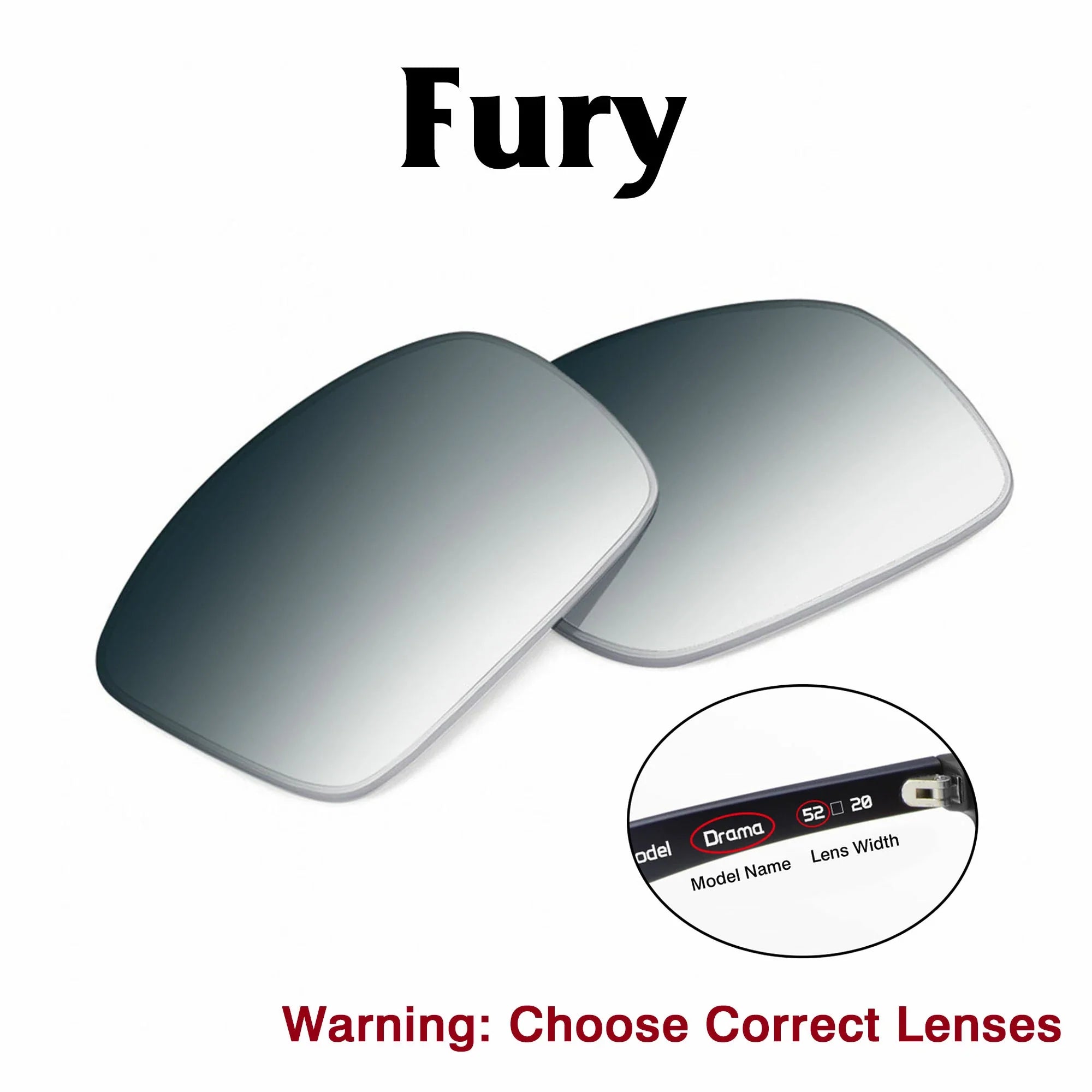 Meta Fury Replacement Lenses