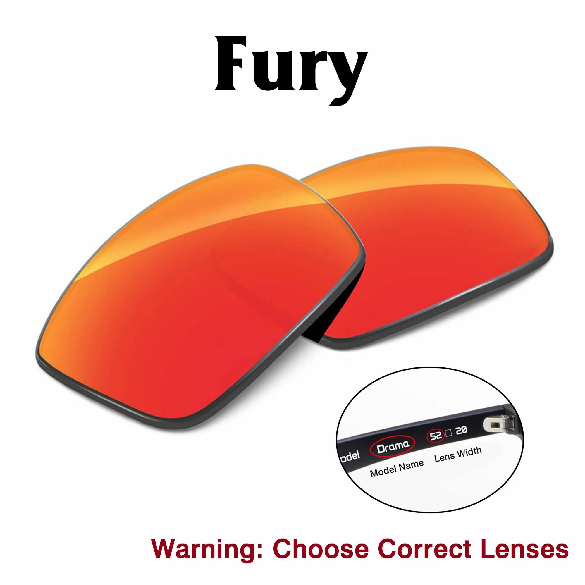 Meta Fury Replacement Lenses