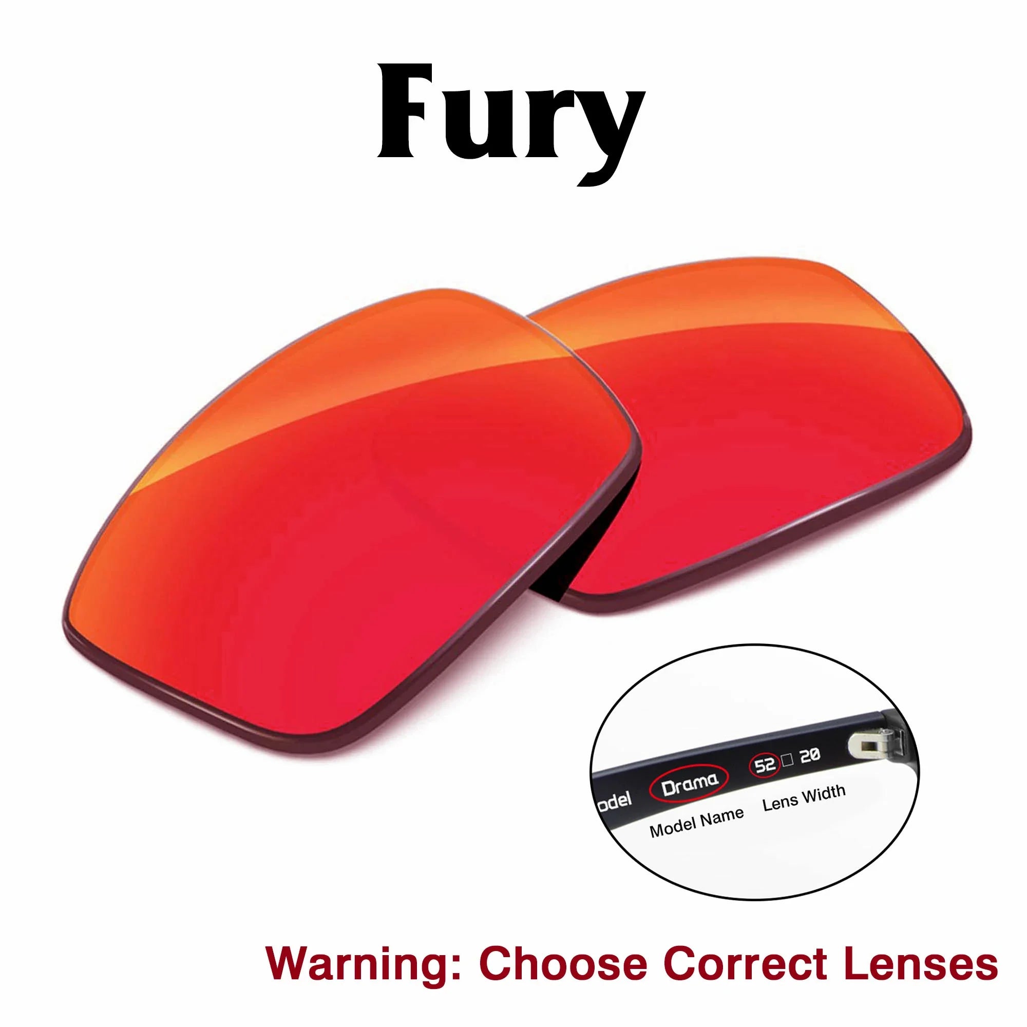 Meta Fury Replacement Lenses