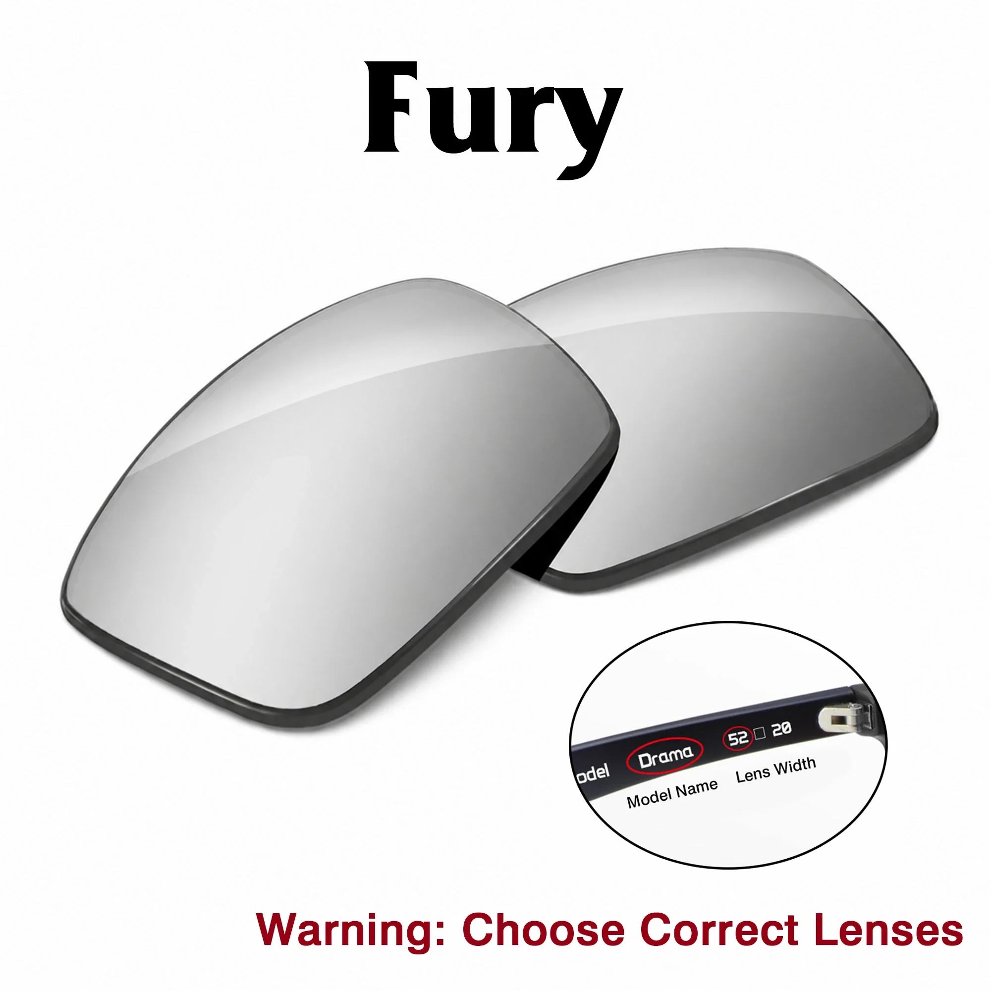Meta Fury Replacement Lenses