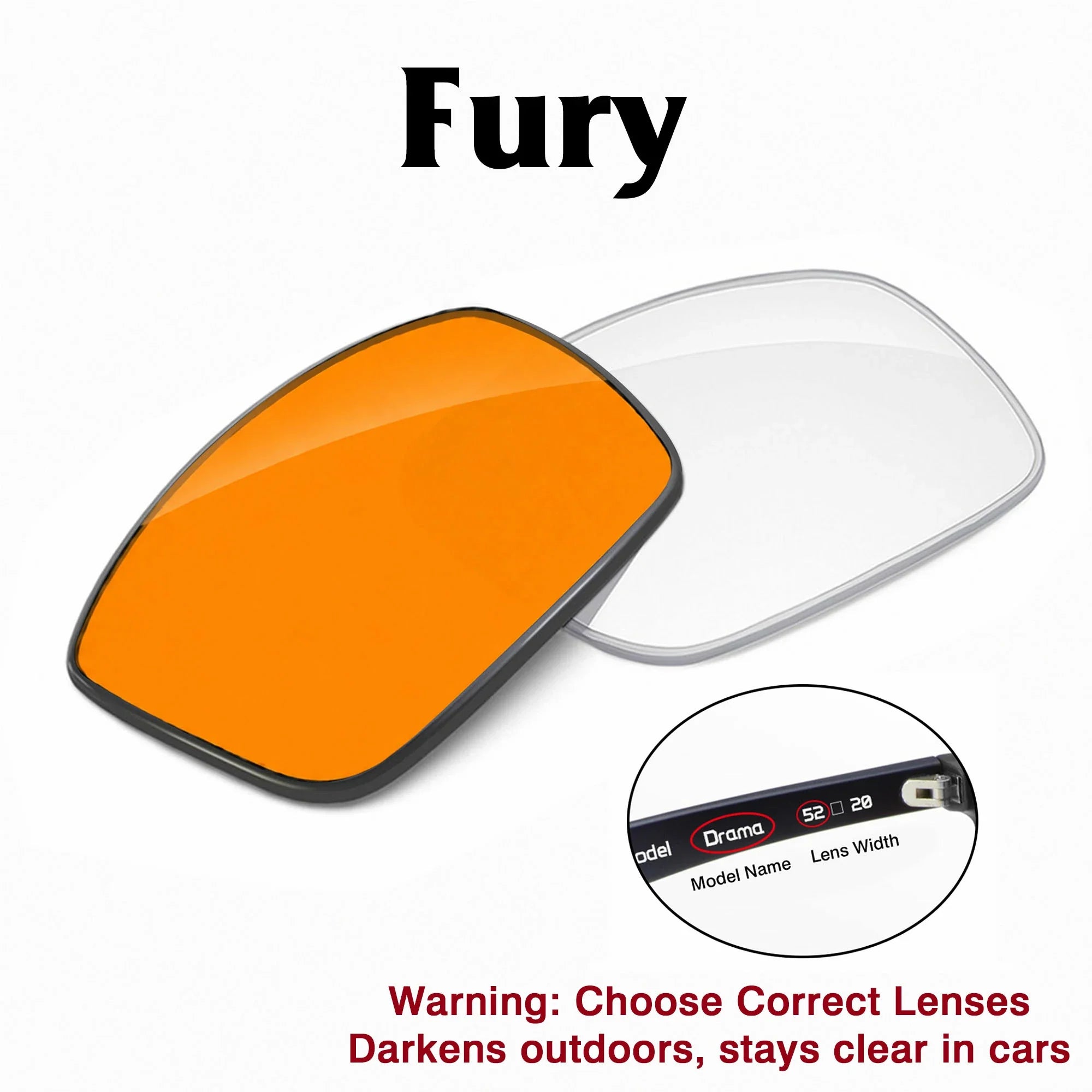Meta Fury Replacement Lenses
