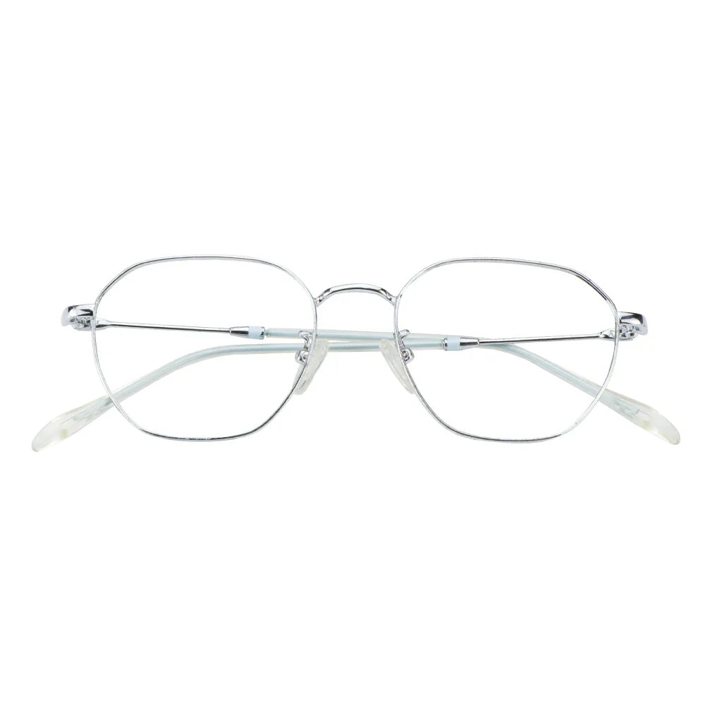 Metal Oval Eyeglasses