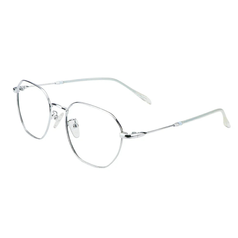 Metal Oval Eyeglasses