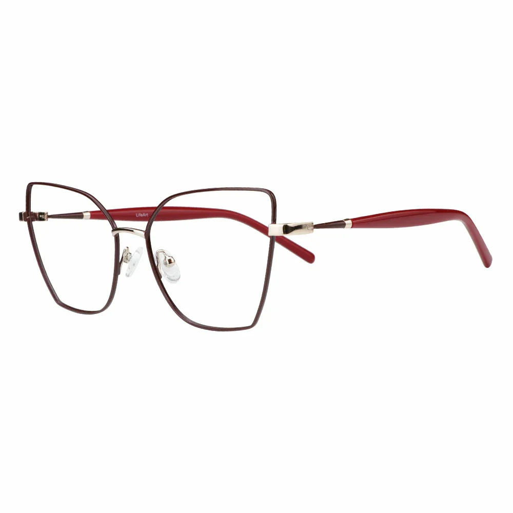Metal Cat-Eye Eyeglasses