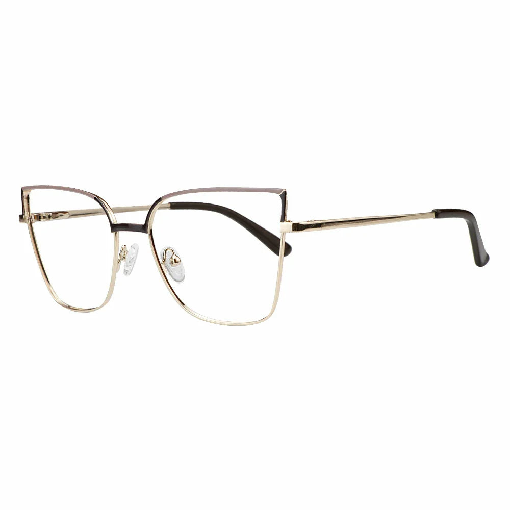 Metal Cat-Eye Eyeglasses