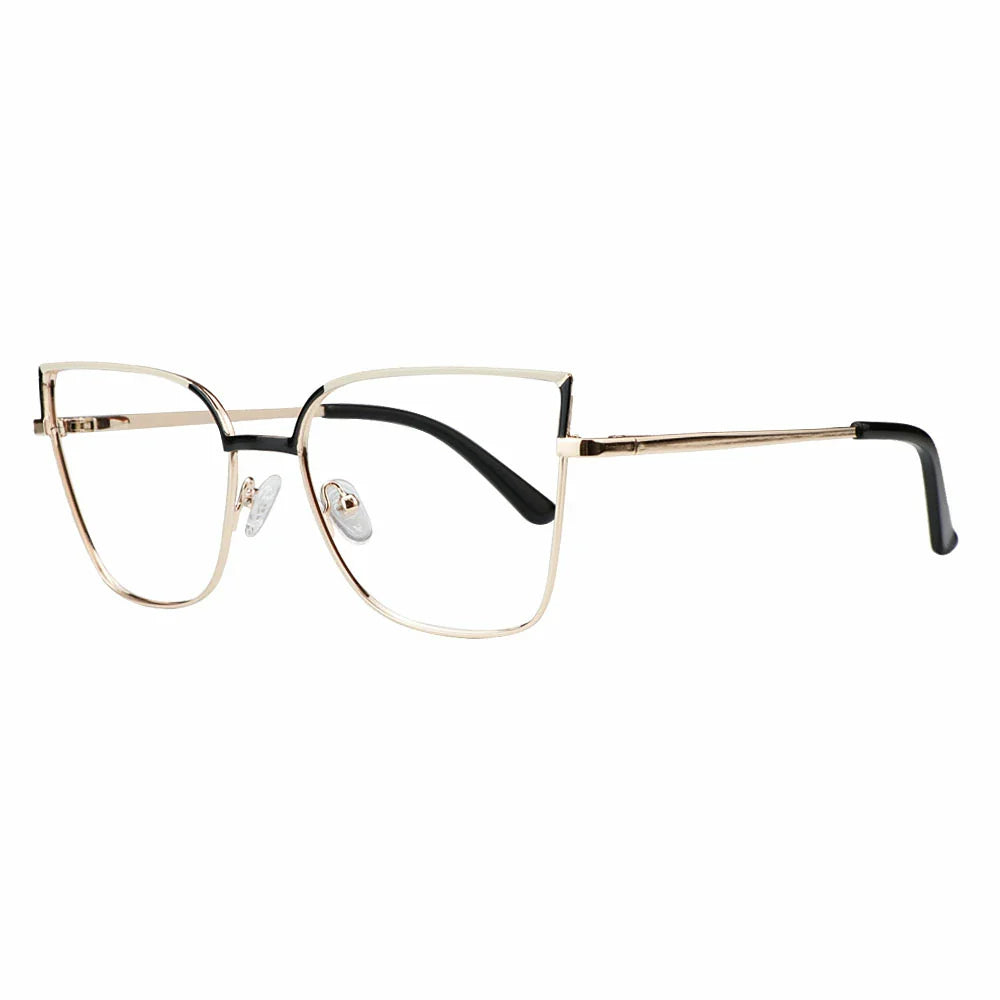 Metal Cat-Eye Eyeglasses