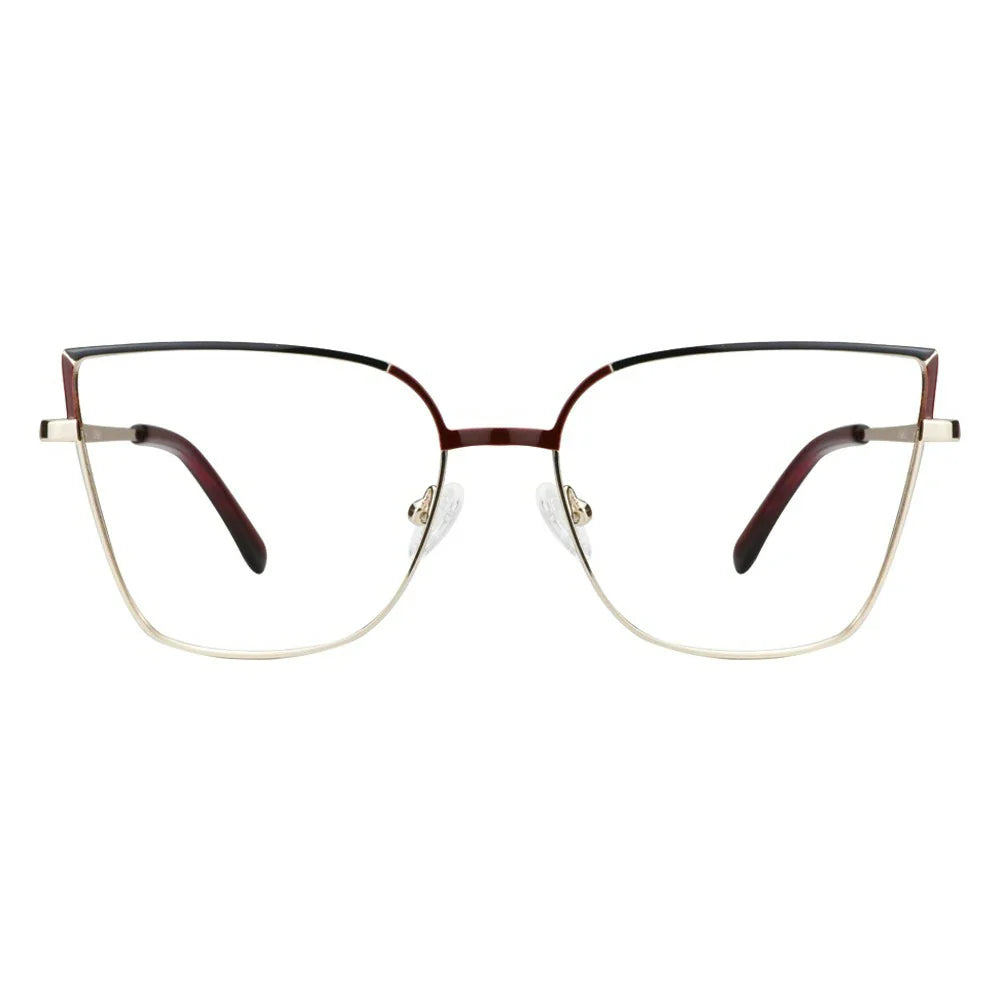 Metal Cat-Eye Eyeglasses