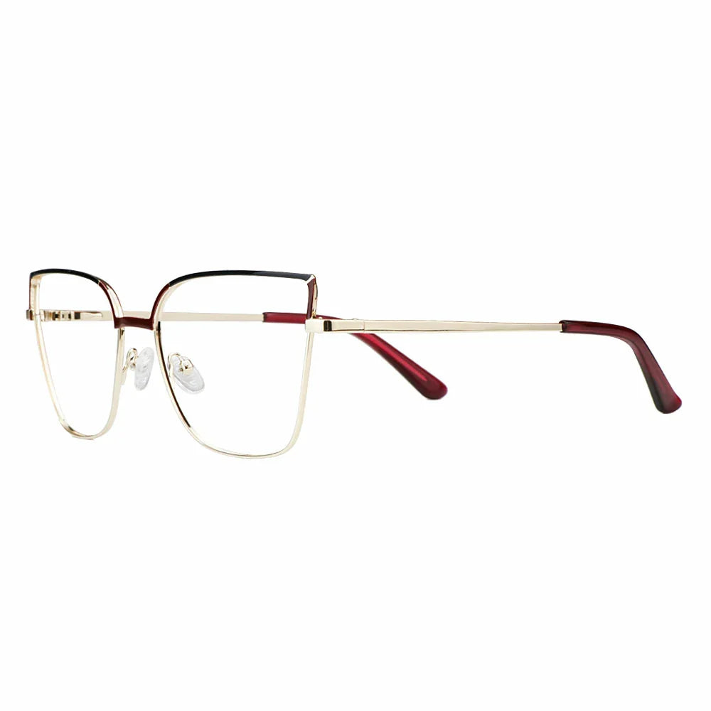 Metal Cat-Eye Eyeglasses
