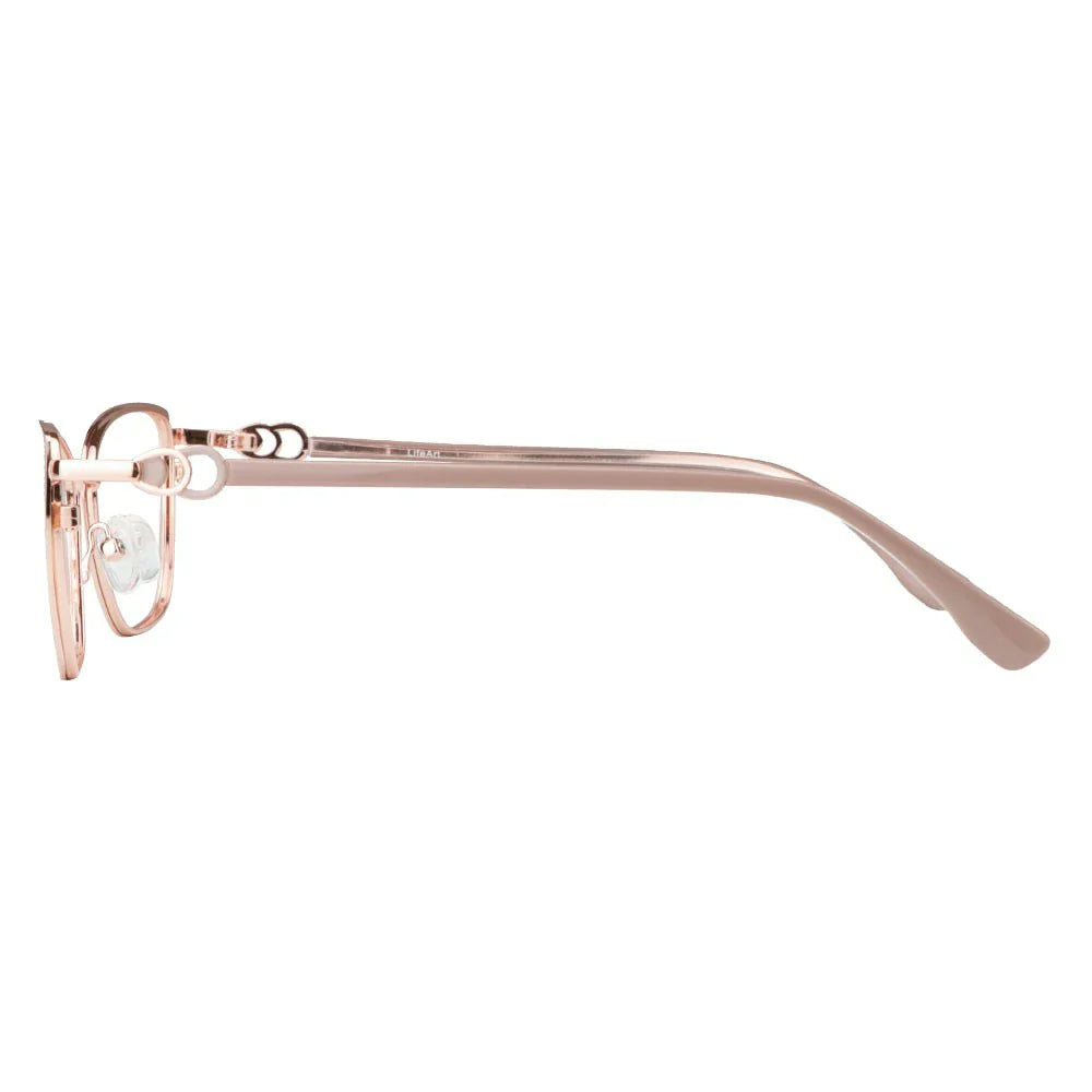 Metal Cat-Eye Eyeglasses