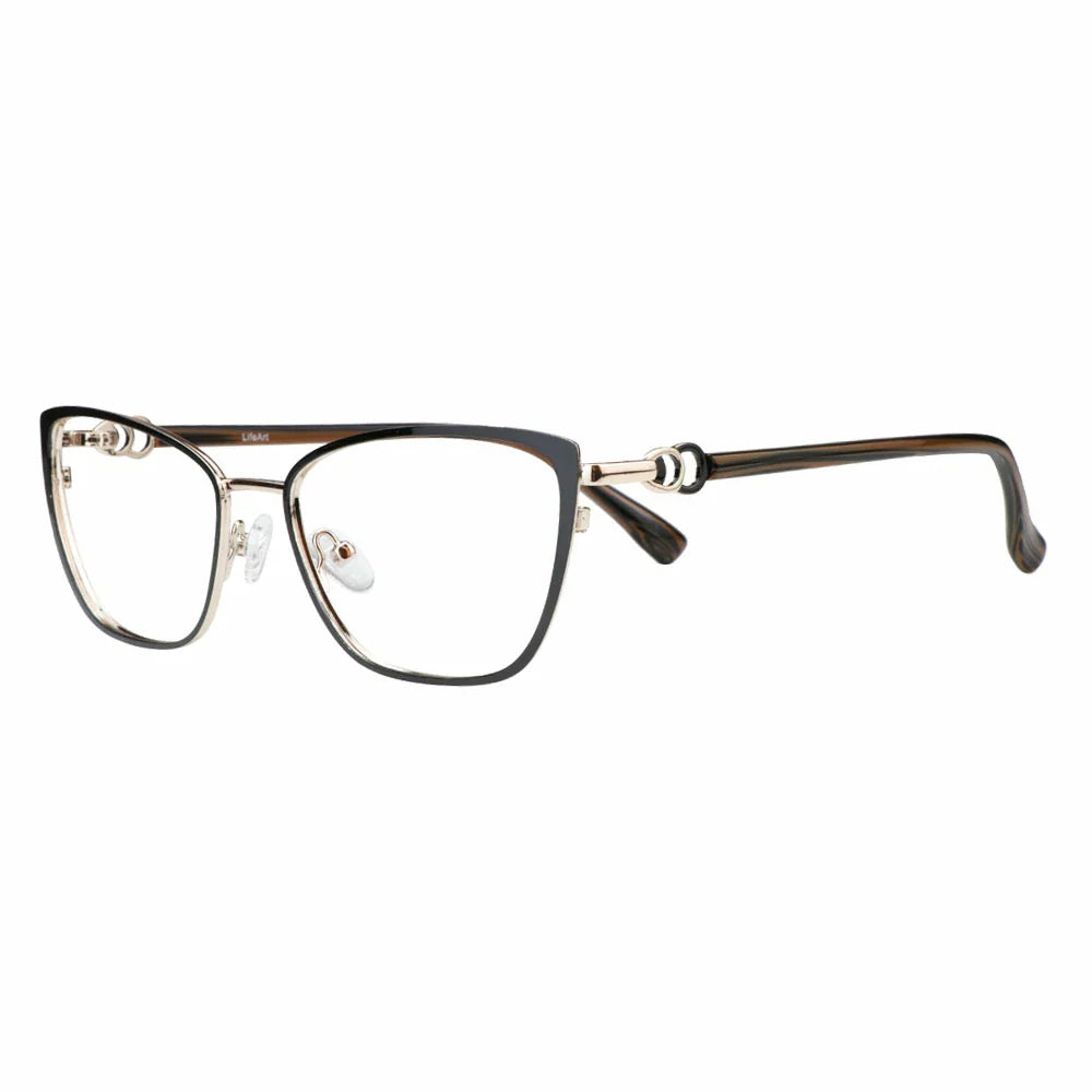 Metal Cat-Eye Eyeglasses