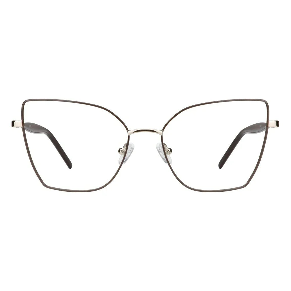 Metal Cat-Eye Eyeglasses