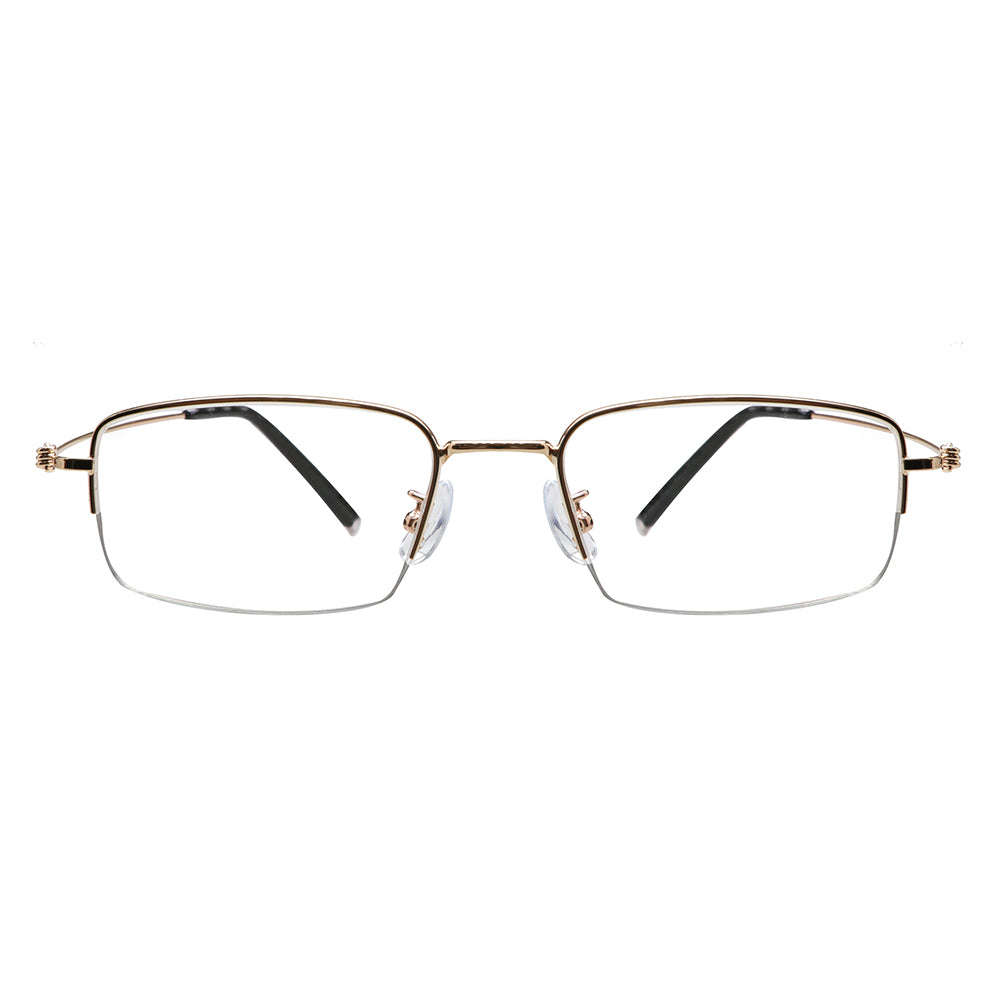 Metal Rectangular Eyeglasses