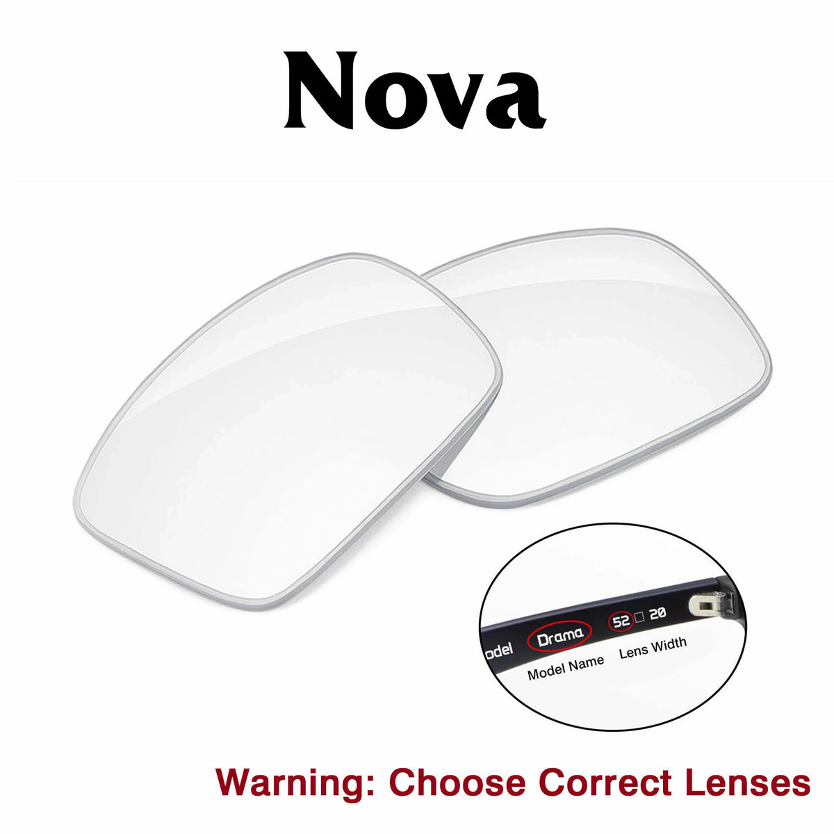 Meta Nova Replacement Lenses