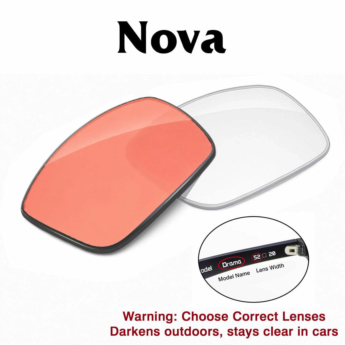 Meta Nova Replacement Lenses
