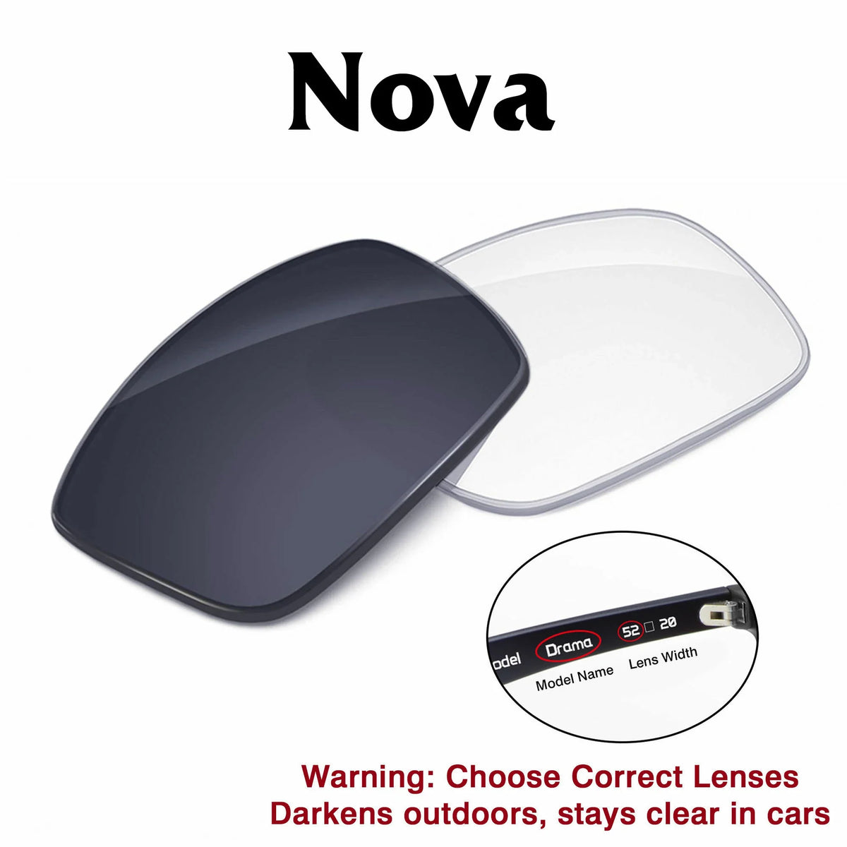 Meta Nova Replacement Lenses