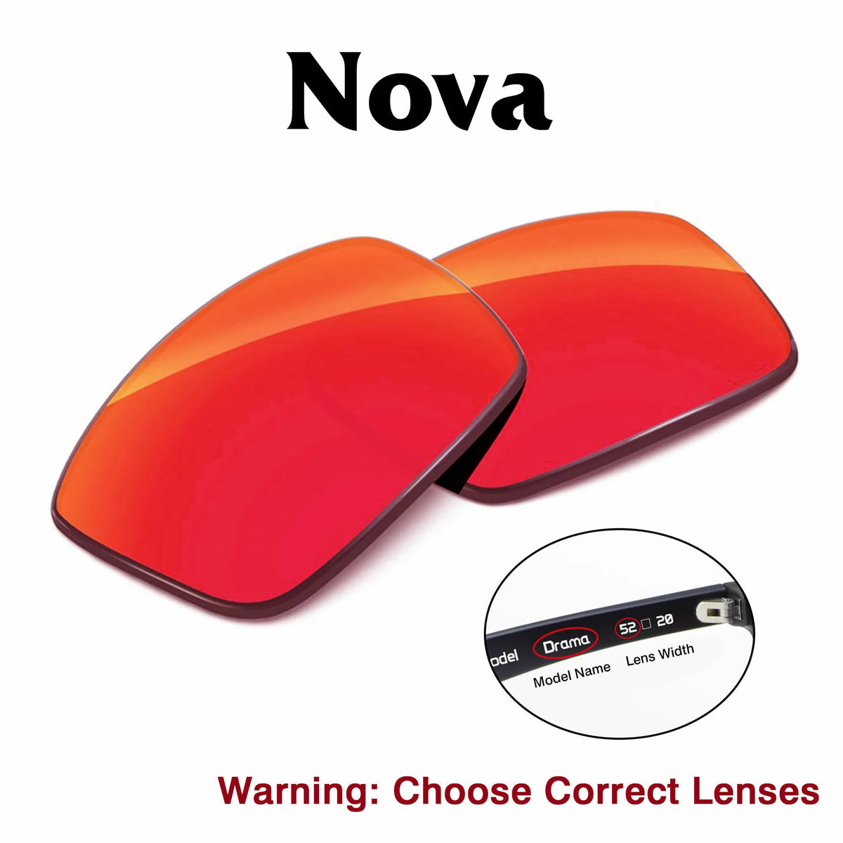 Meta Nova Replacement Lenses
