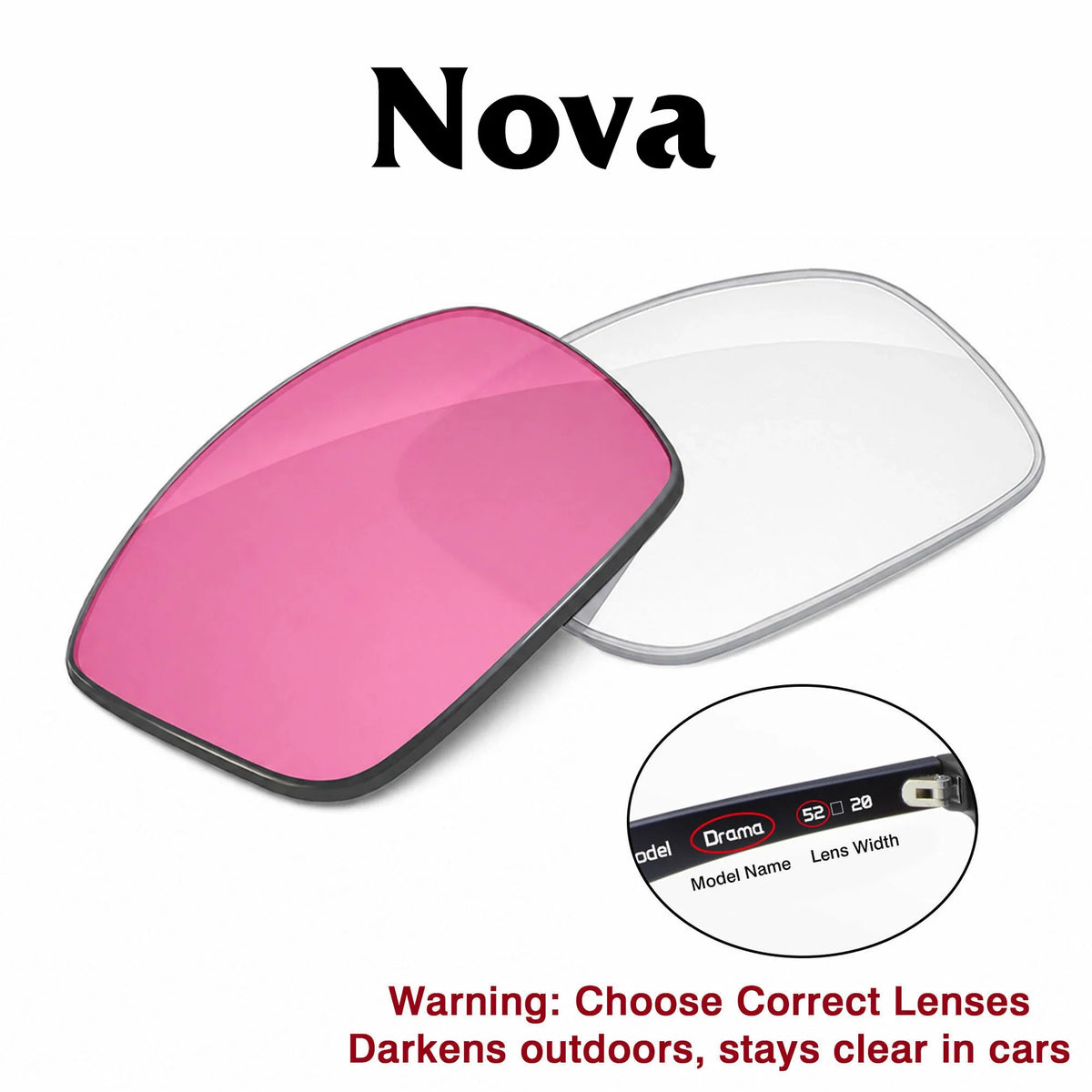 Meta Nova Replacement Lenses