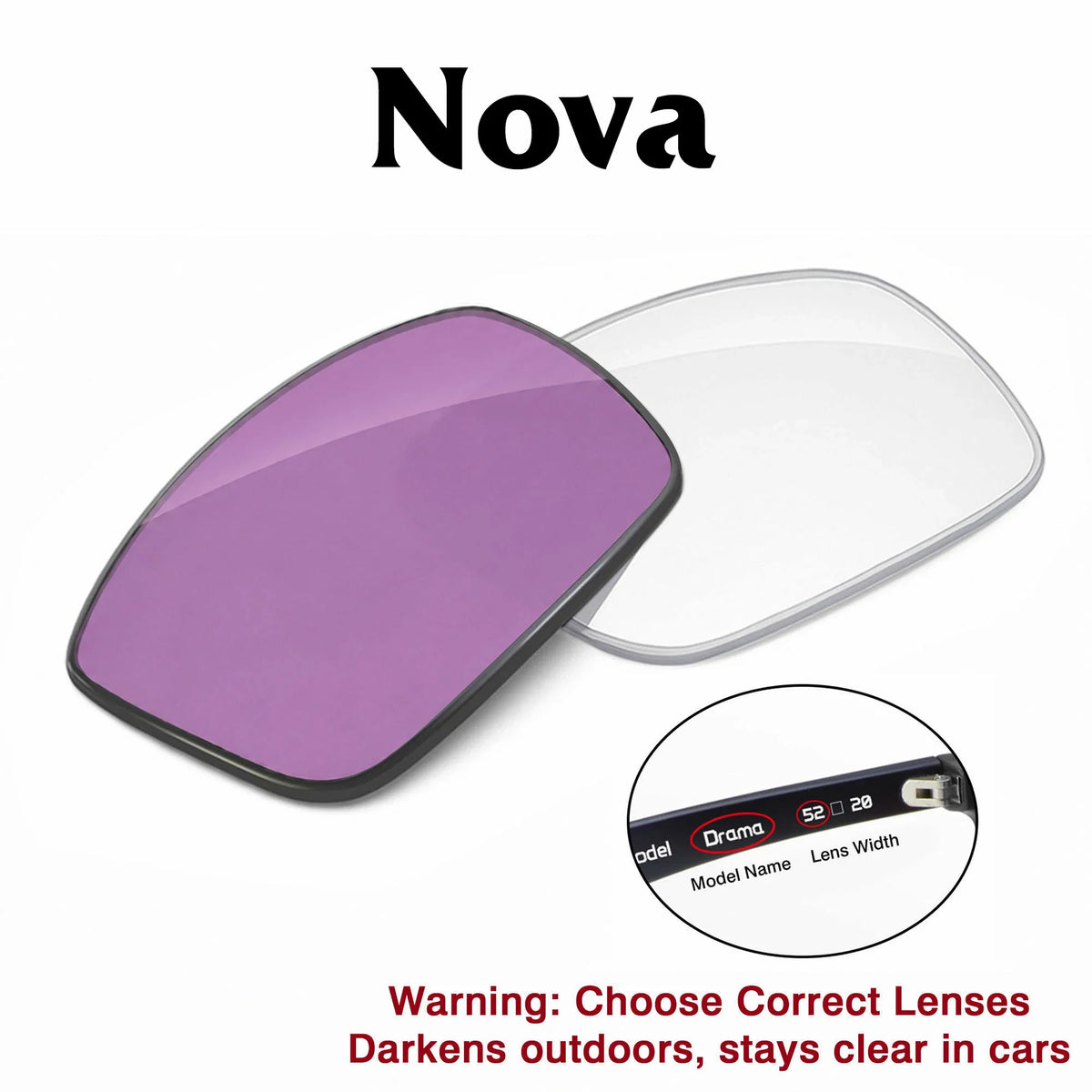 Meta Nova Replacement Lenses