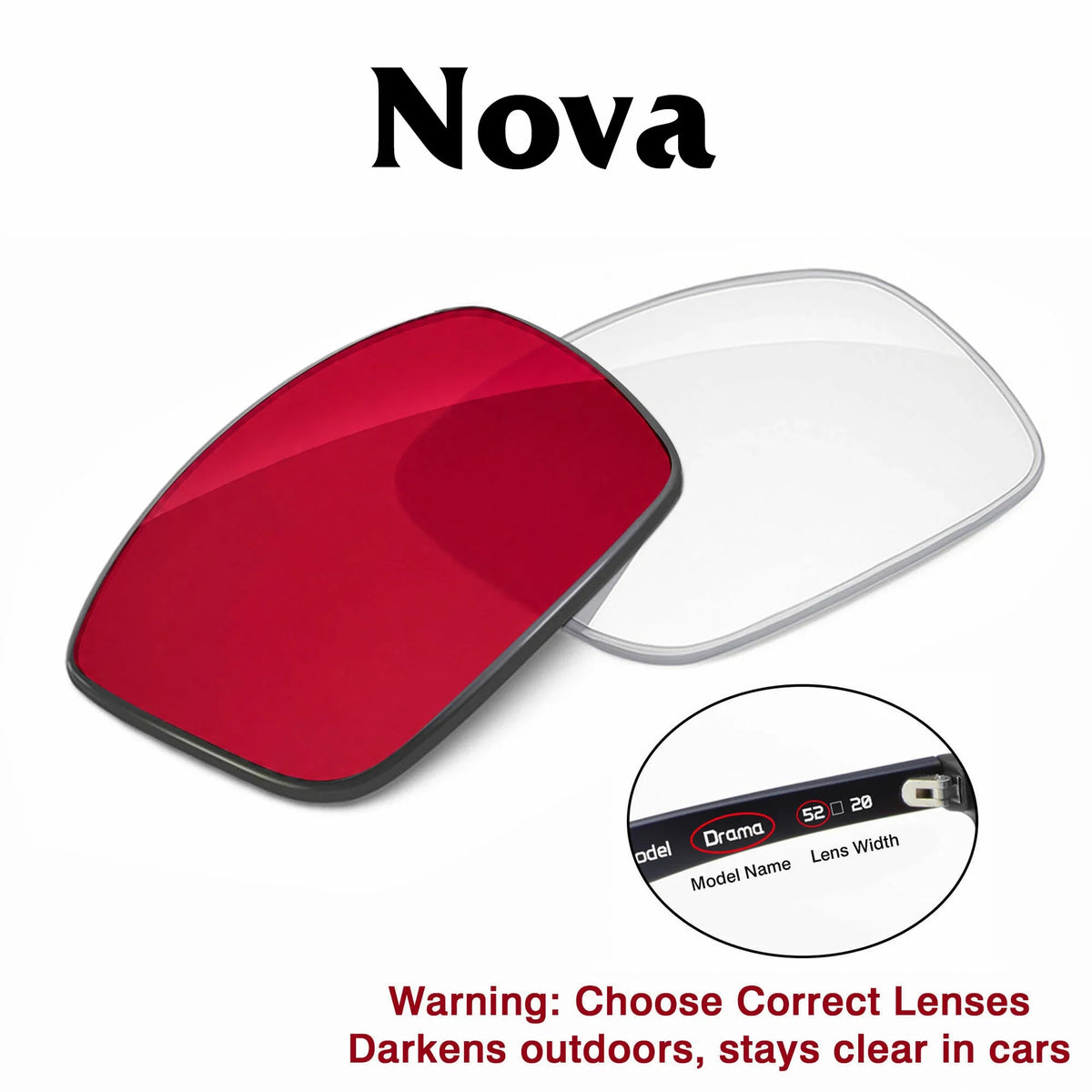 Meta Nova Replacement Lenses