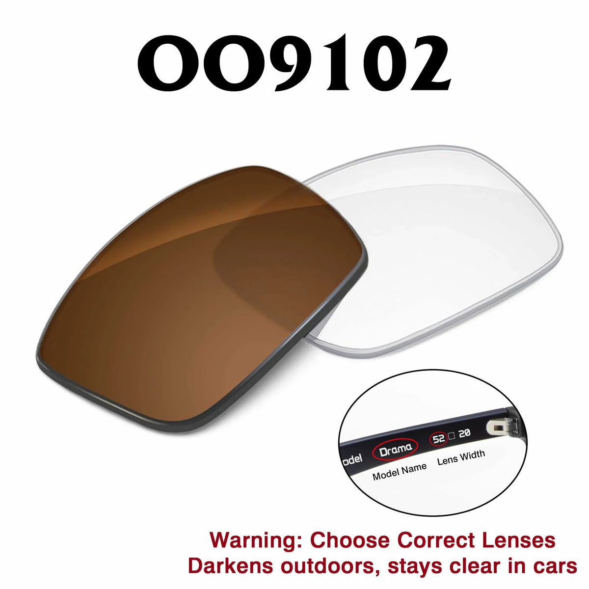 Oakley OO9102 Lenses (57 mm)