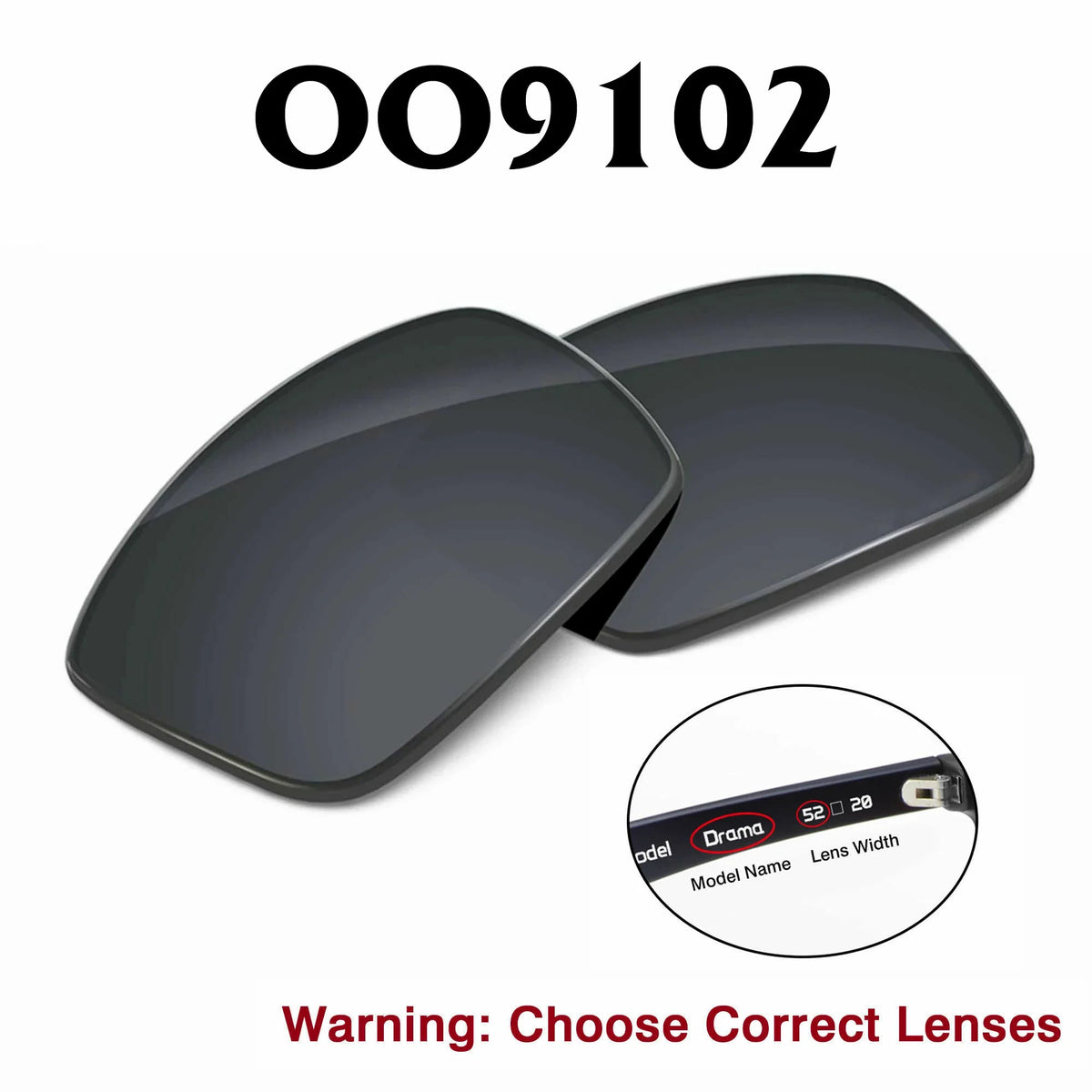 Oakley OO9102 Replacement Lenses (57 mm)