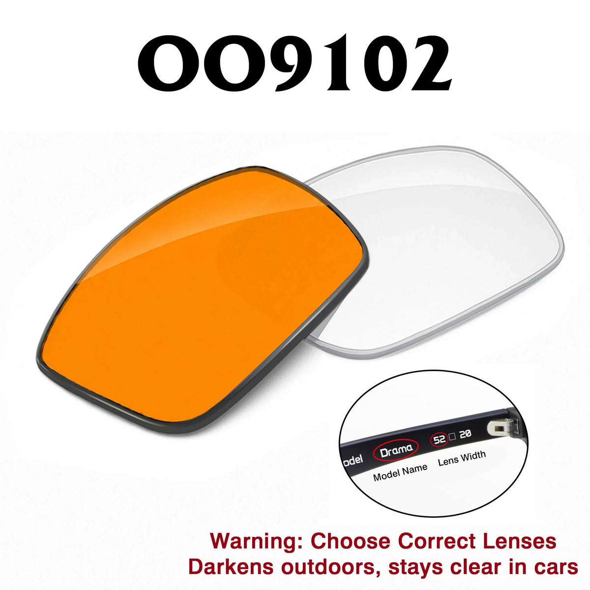 Oakley OO9102 Replacement Lenses (57 mm)