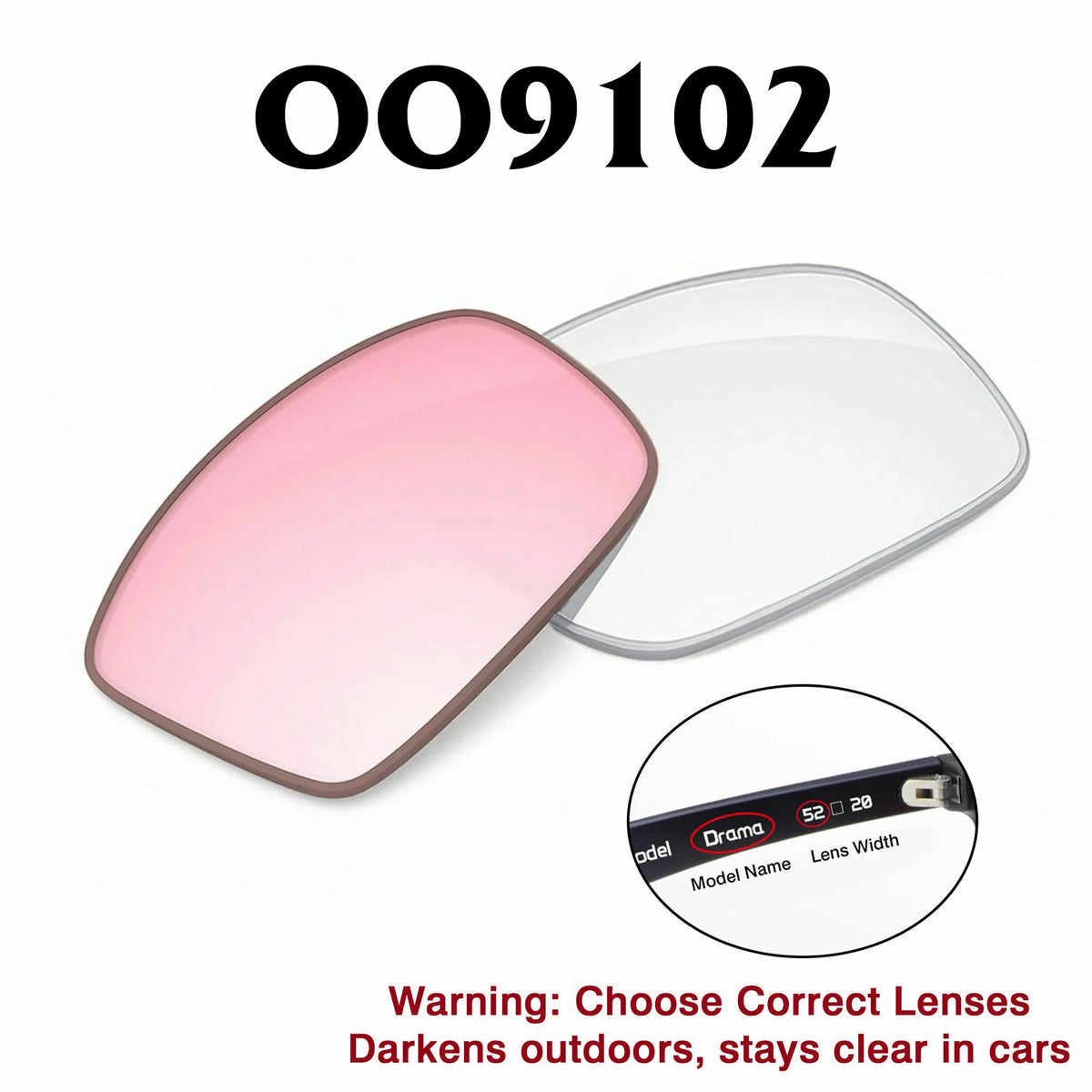 Oakley OO9102 Replacement Lenses (57 mm)