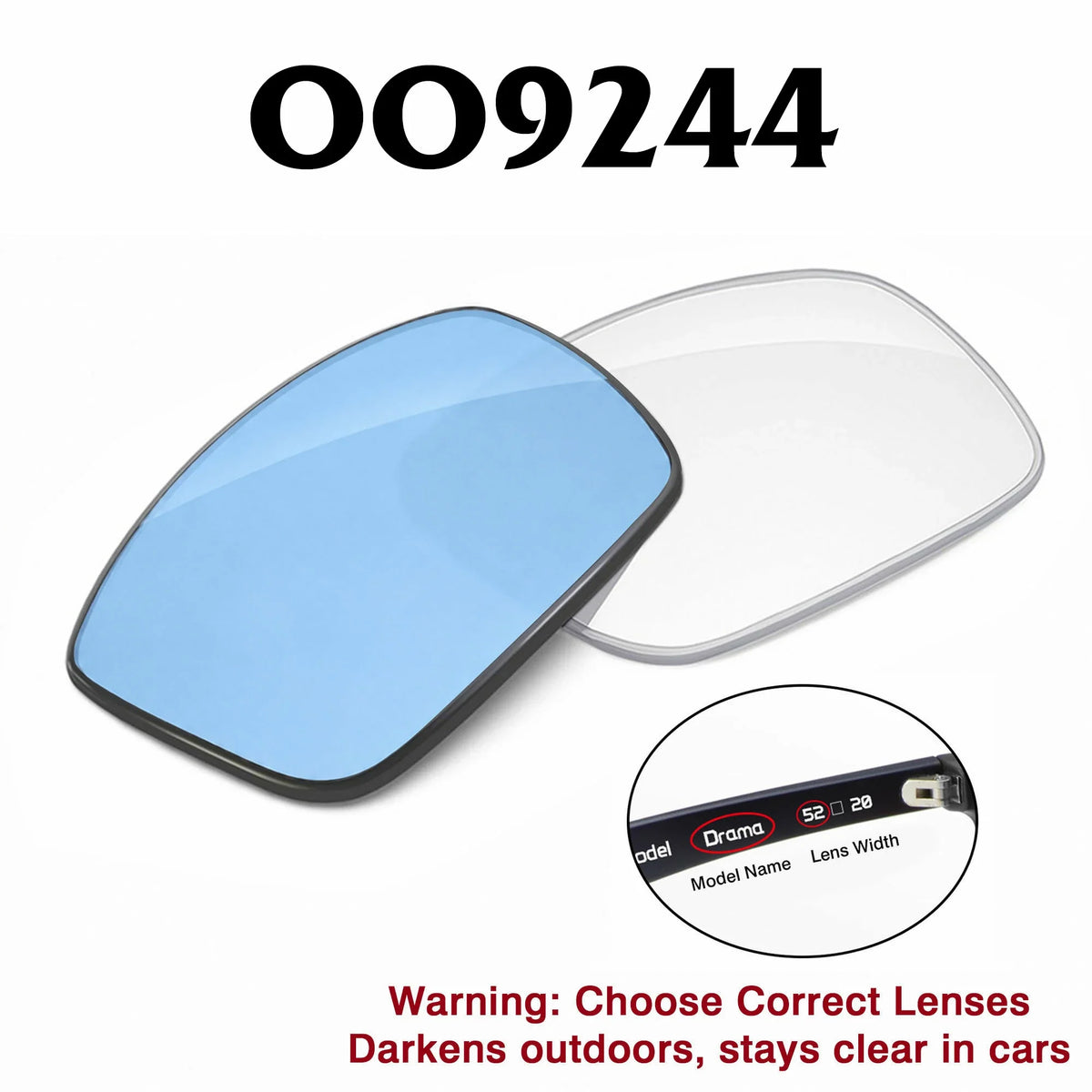Holbrook™ (Low Bridge) Replacement Lenses OO9244