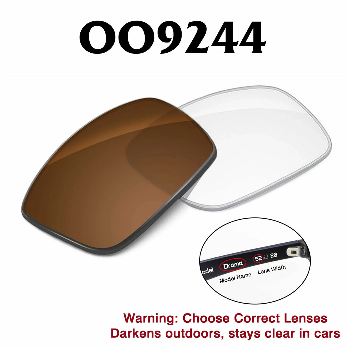 Holbrook™ (Low Bridge) Replacement Lenses OO9244
