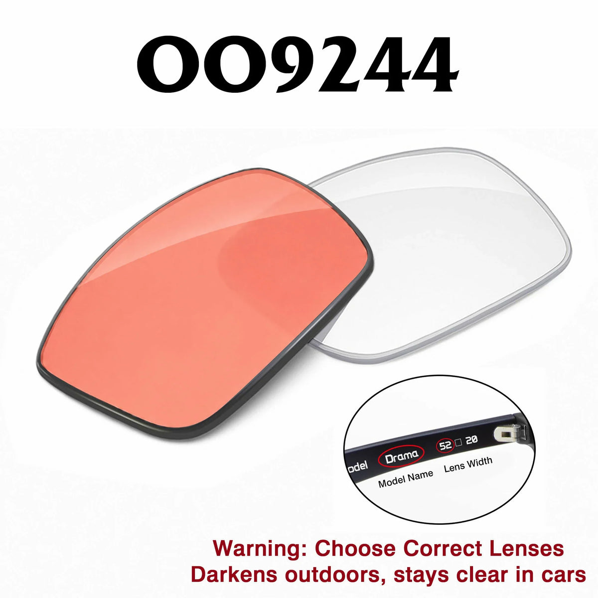Holbrook™ (Low Bridge) Replacement Lenses OO9244
