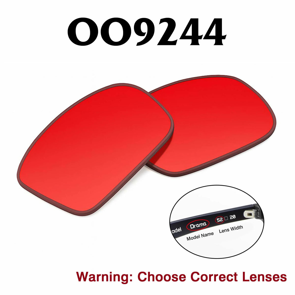 Holbrook™ (Low Bridge) Replacement Lenses OO9244