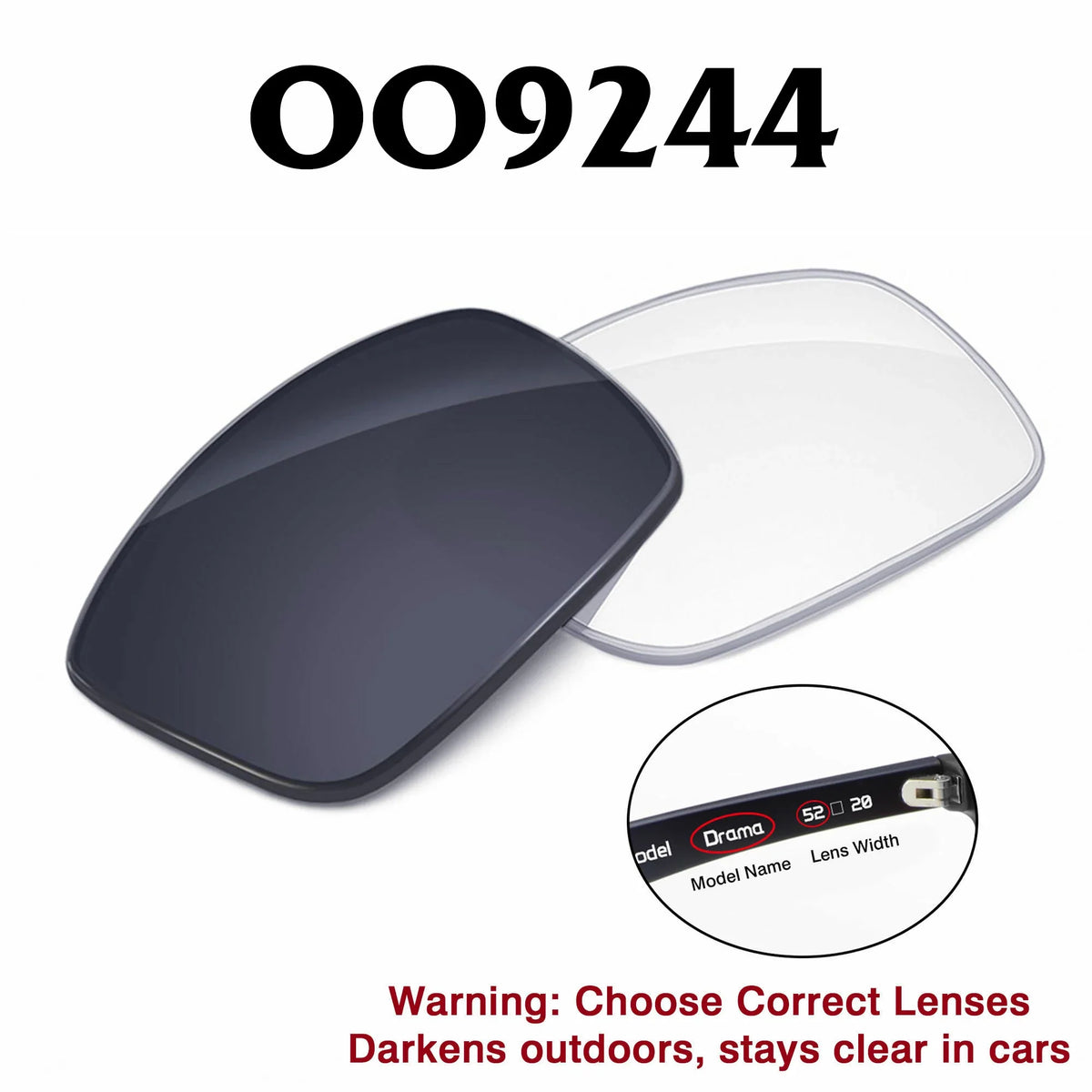 Holbrook™ (Low Bridge) Replacement Lenses OO9244