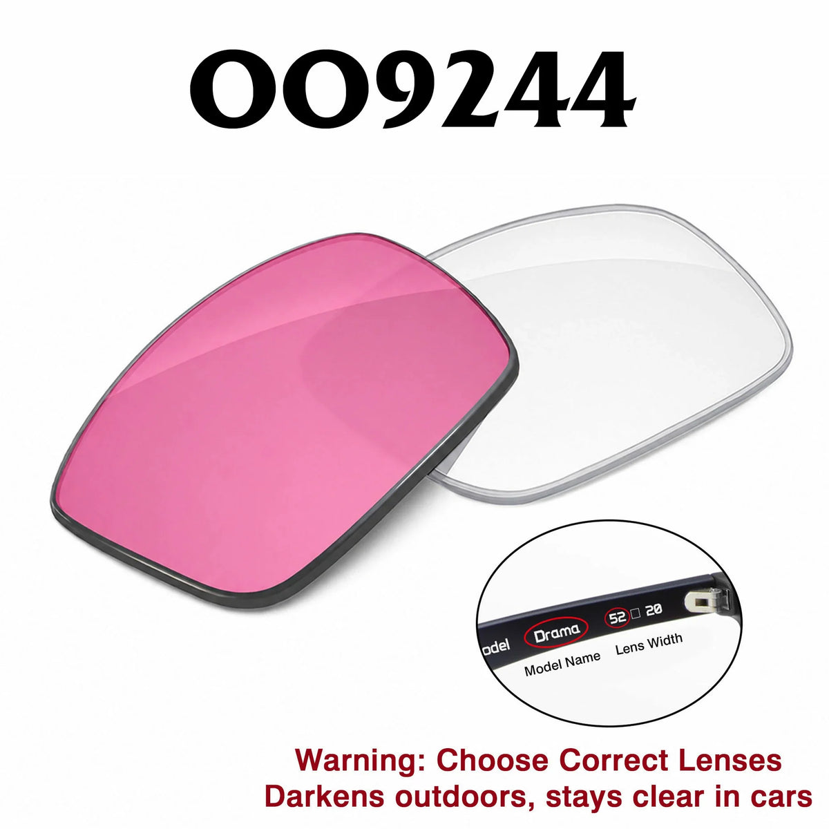 Holbrook™ (Low Bridge) Replacement Lenses OO9244