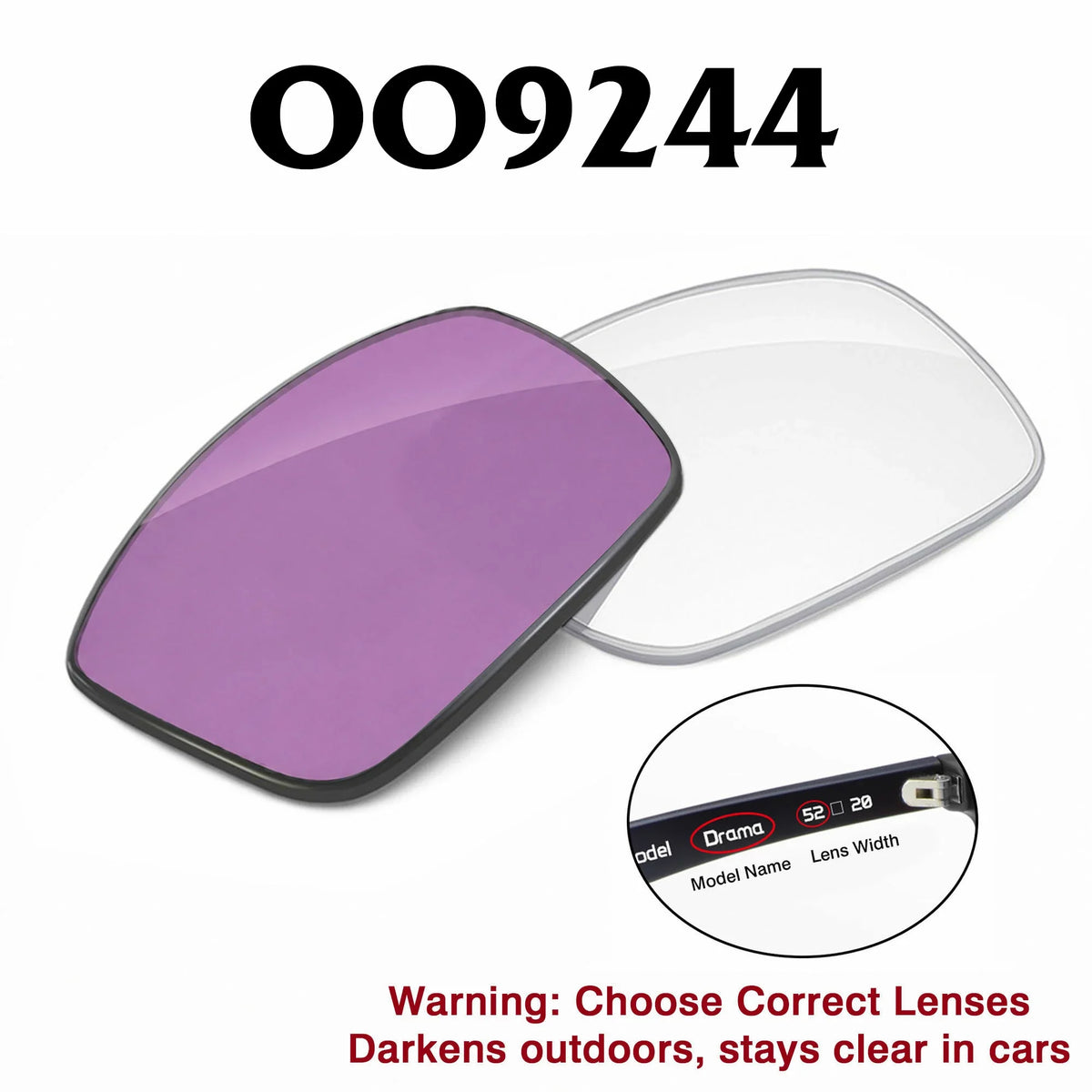 Holbrook™ (Low Bridge) Replacement Lenses OO9244