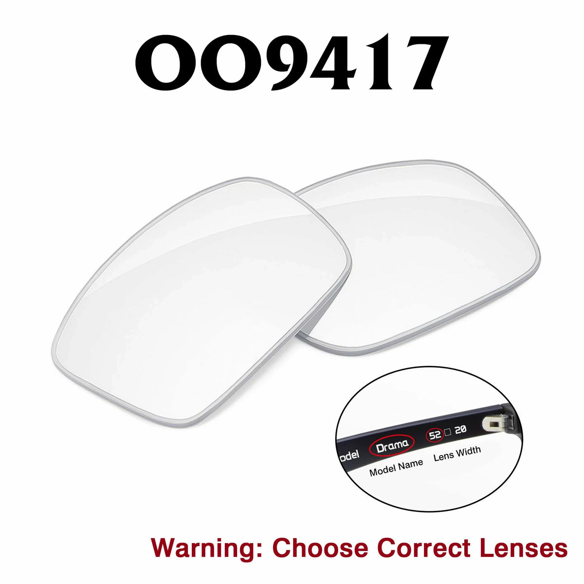 Oakley OO9417 Replacement Lenses (59 mm)