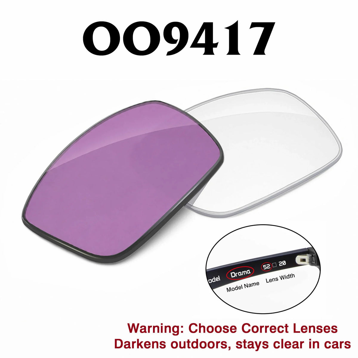 Oakley OO9417 Replacement Lenses (59 mm)