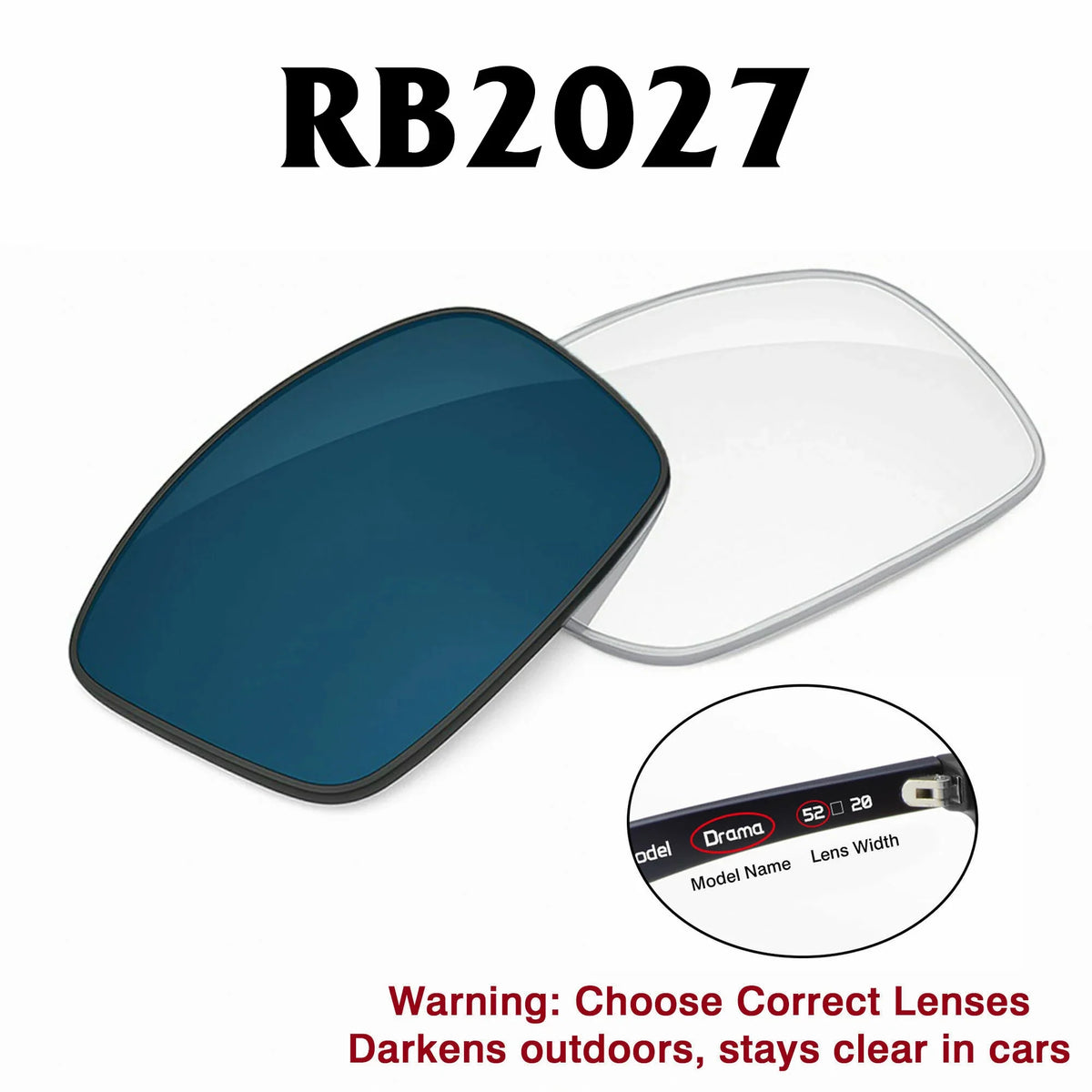 Ray-Ban Predator 2 Replacement Lenses RB2027