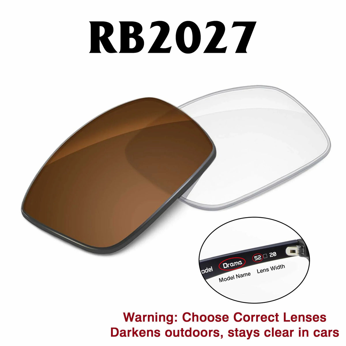 Ray-Ban Predator 2 Replacement Lenses RB2027