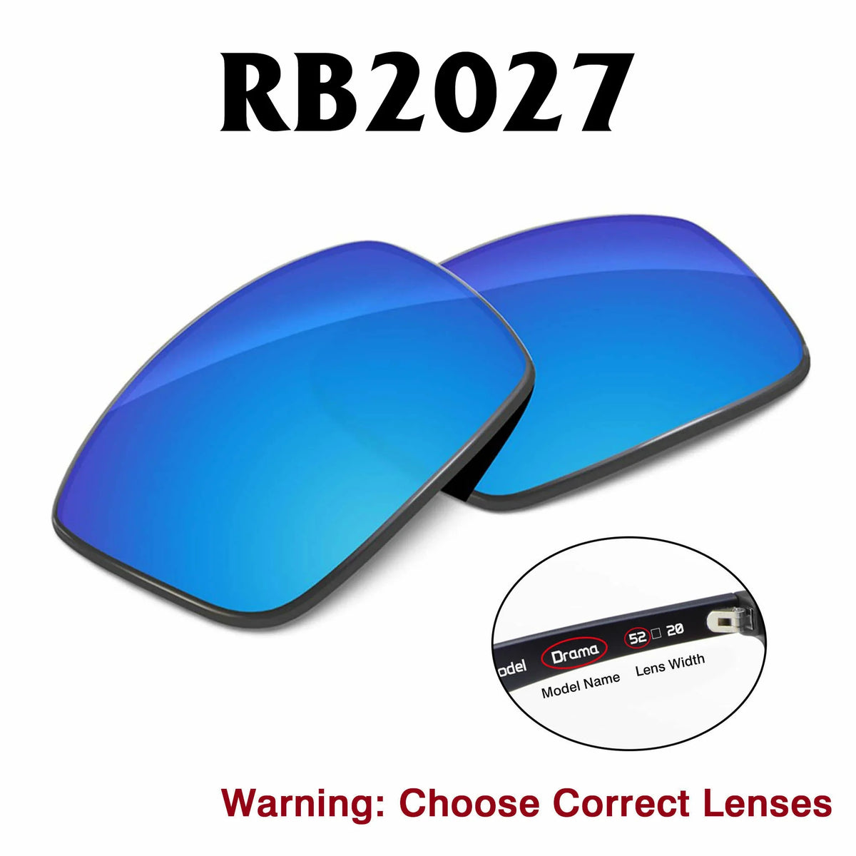 Ray-Ban Predator 2 Replacement Lenses RB2027