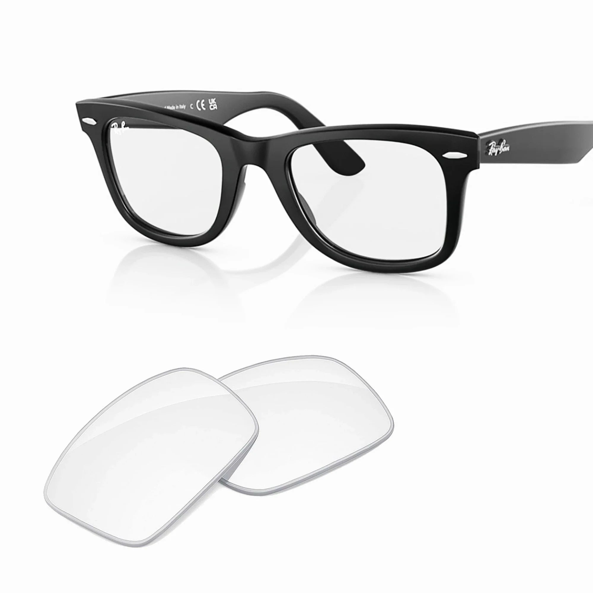 Ray-Ban RB2140F Original Wayfarer Classic Replacement Lenses