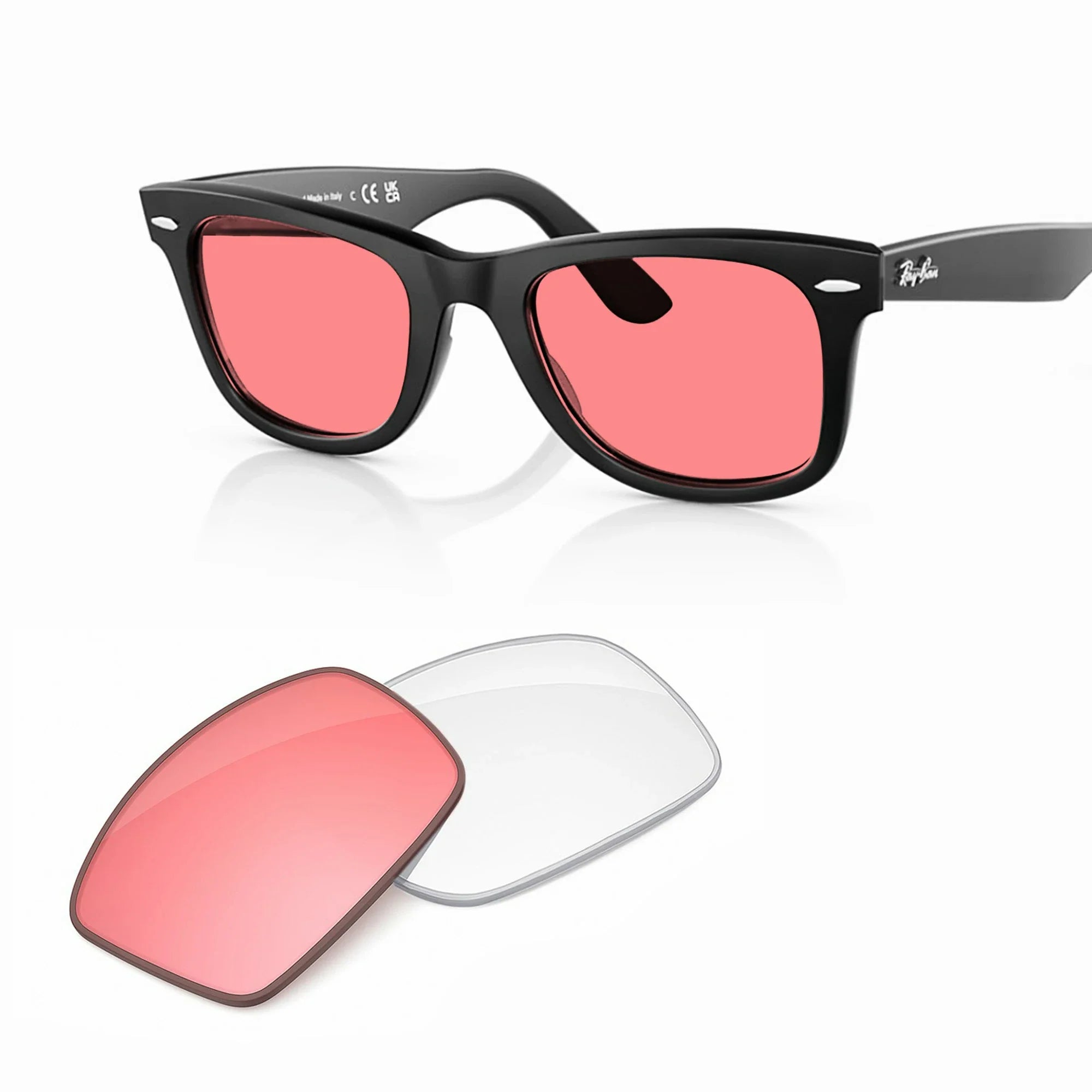 Ray-Ban RB2140F Original Wayfarer Classic Replacement Lenses