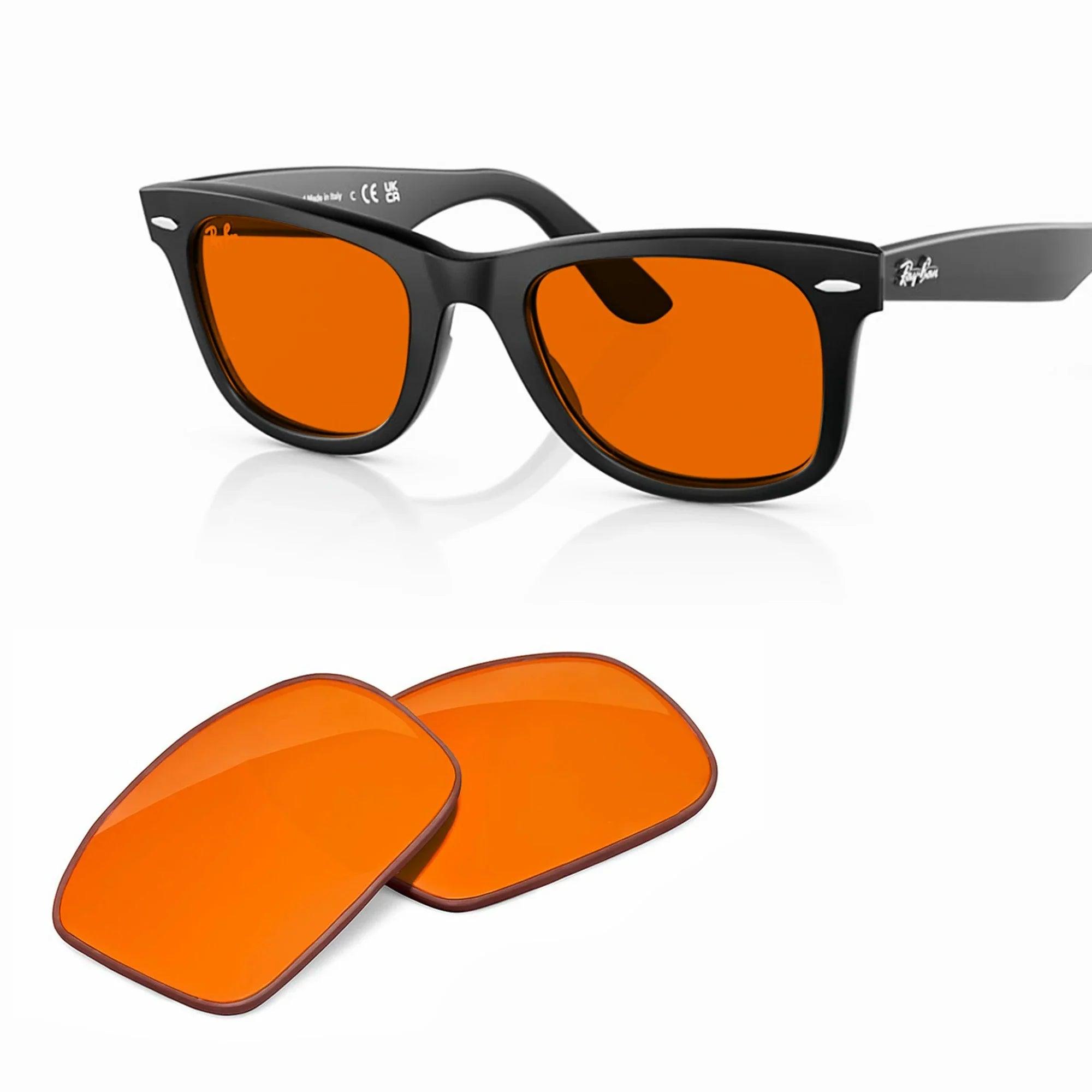 Ray-Ban RB2140F Original Wayfarer Classic Replacement Lenses