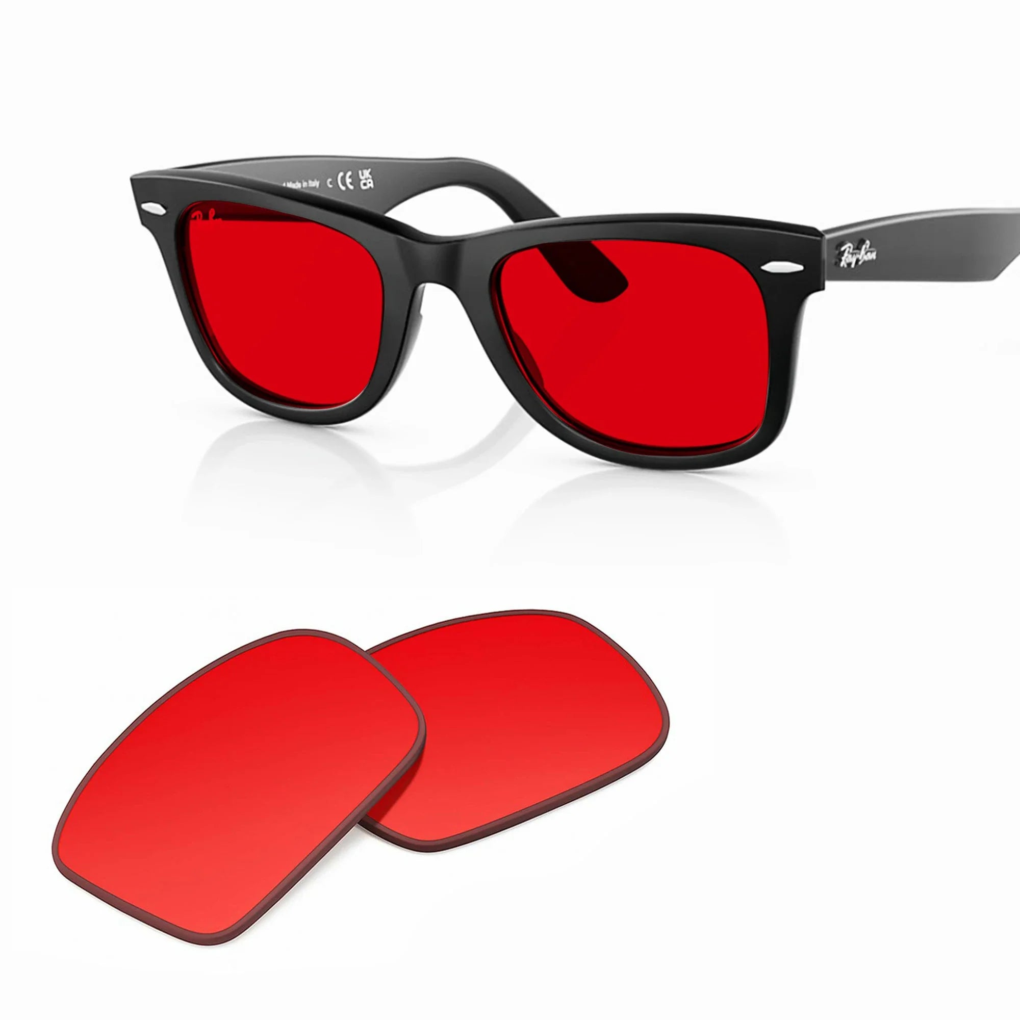 Ray-Ban RB2140F Original Wayfarer Classic Replacement Lenses
