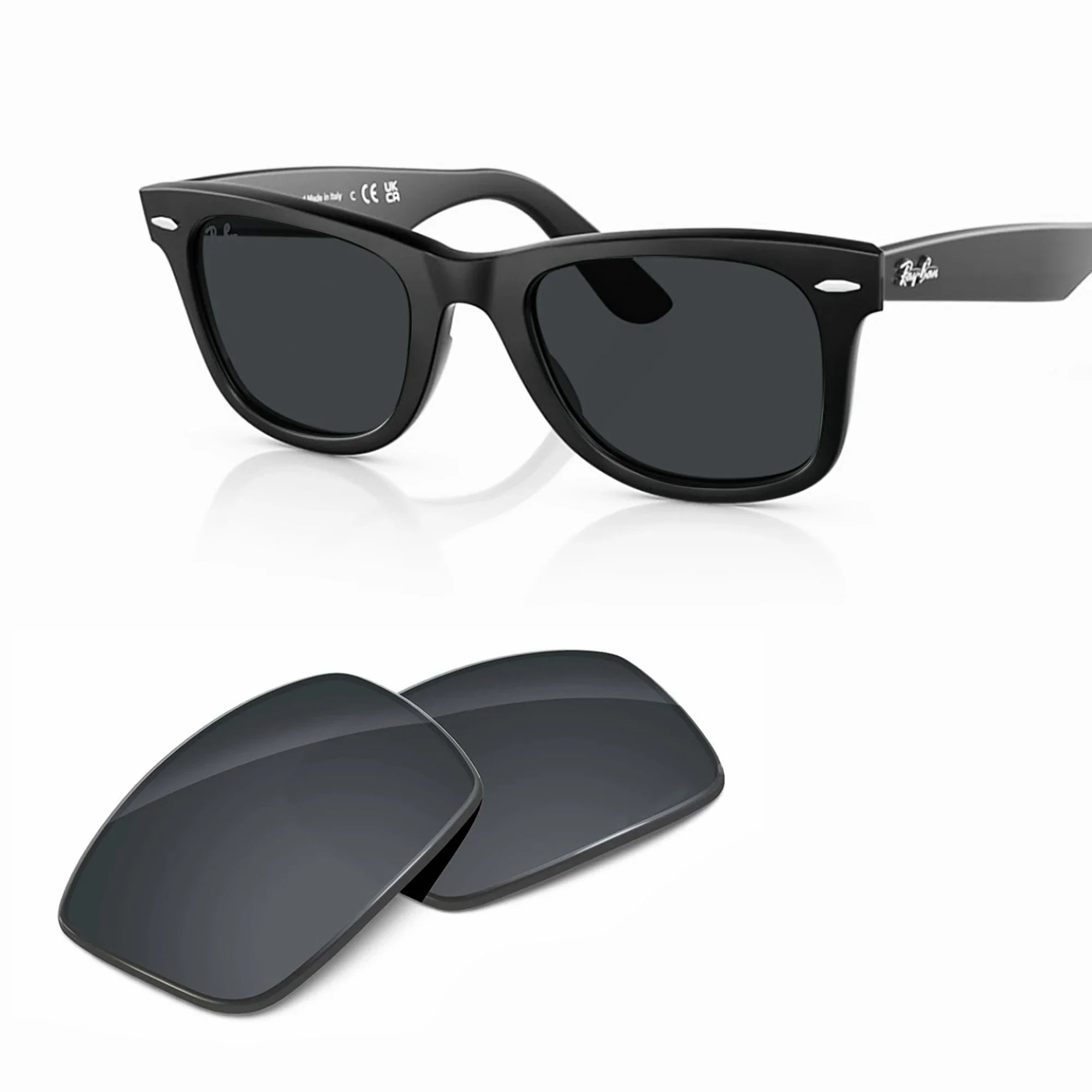 Ray-Ban RB2140F Original Wayfarer Classic Replacement Lenses
