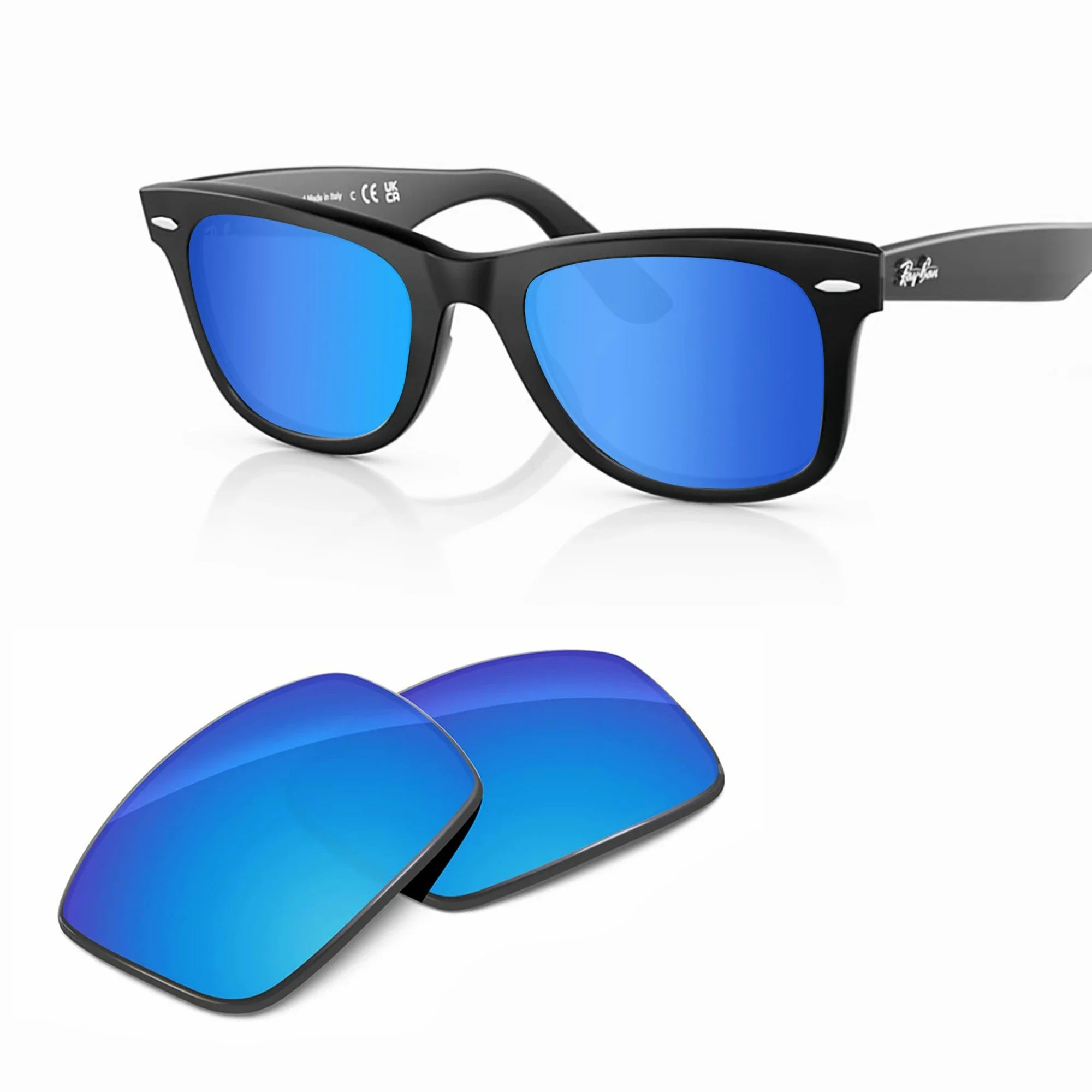 Ray-Ban RB2140F Original Wayfarer Classic Replacement Lenses