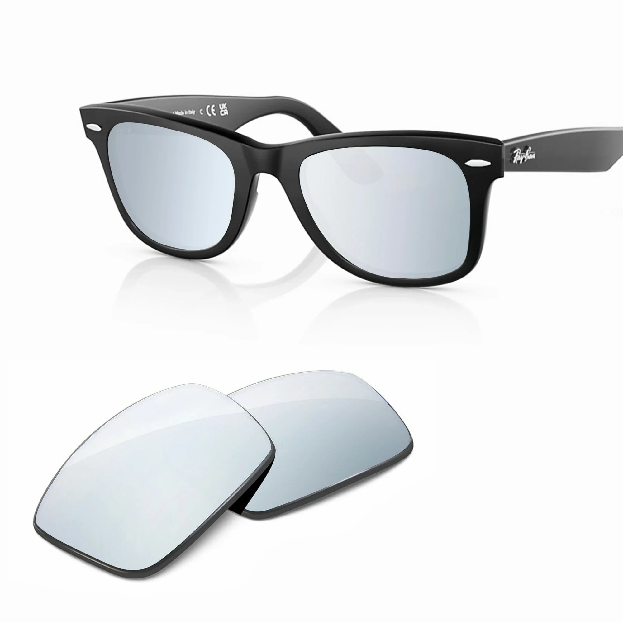 Ray-Ban RB2140F Original Wayfarer Classic Replacement Lenses