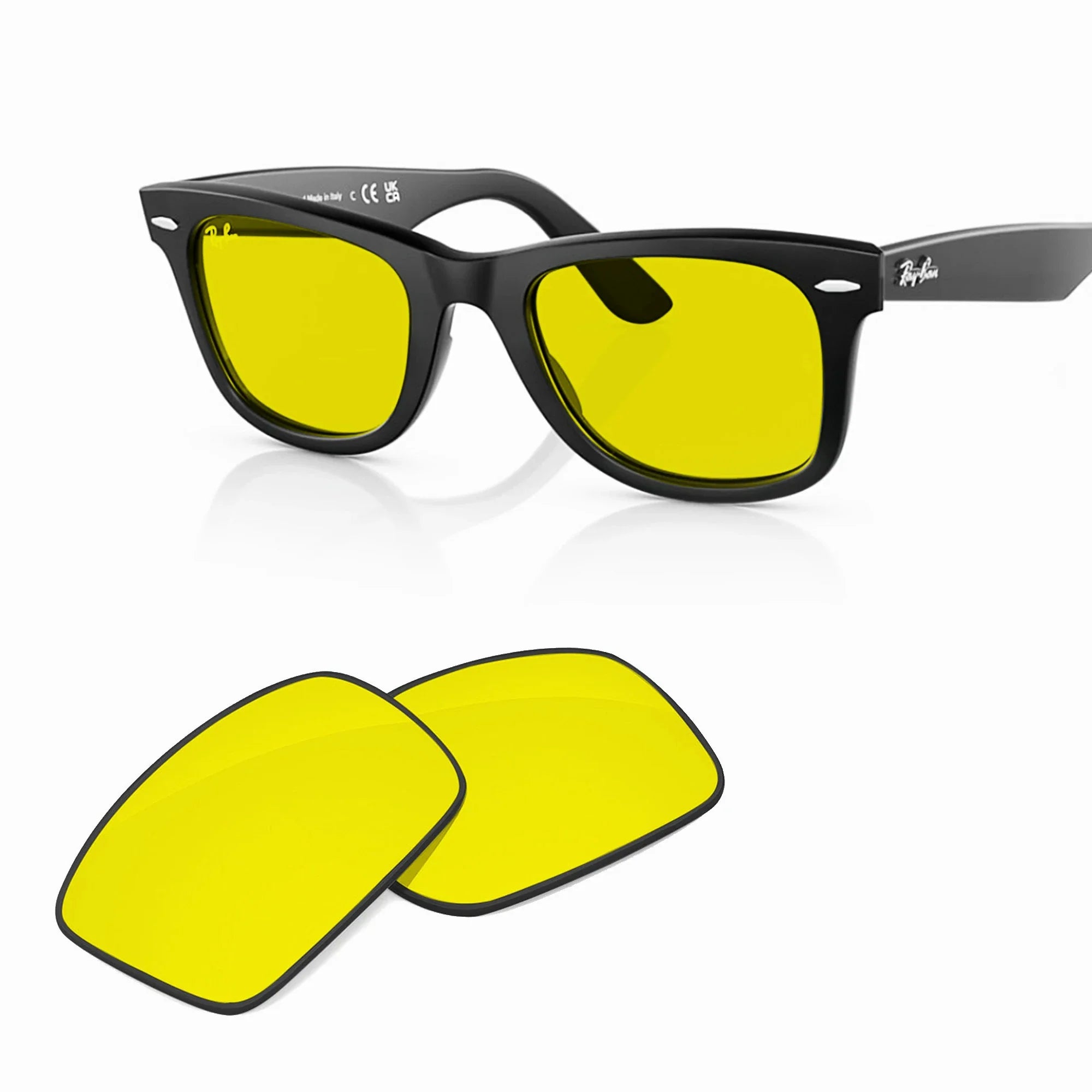 Ray-Ban RB2140F Original Wayfarer Classic Replacement Lenses