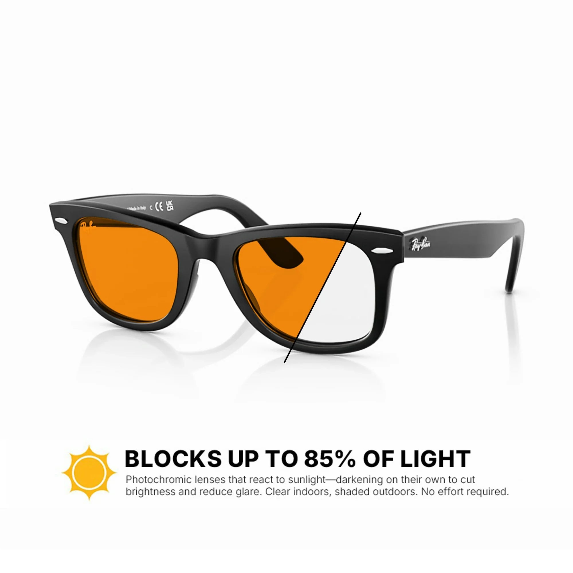 Ray-Ban RB2140F Original Wayfarer Classic Replacement Lenses